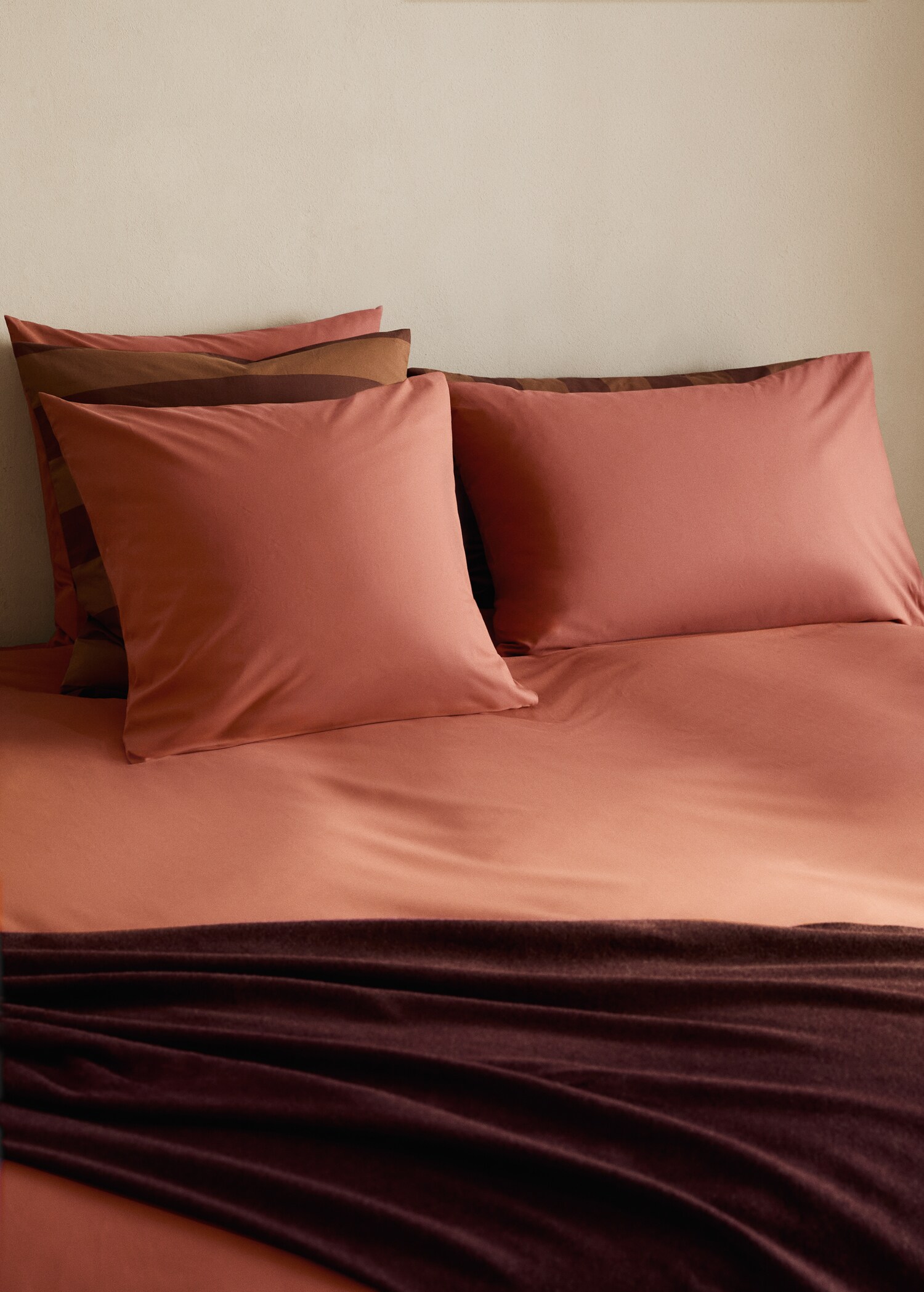 Percale cotton duvet cover King bed - Details of the article 7