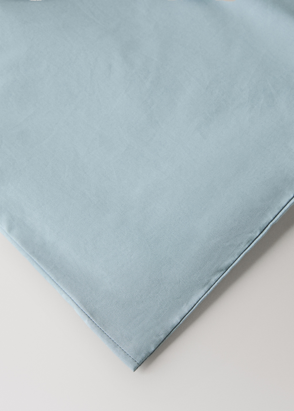 Cotton percale duvet cover for 90cm bed