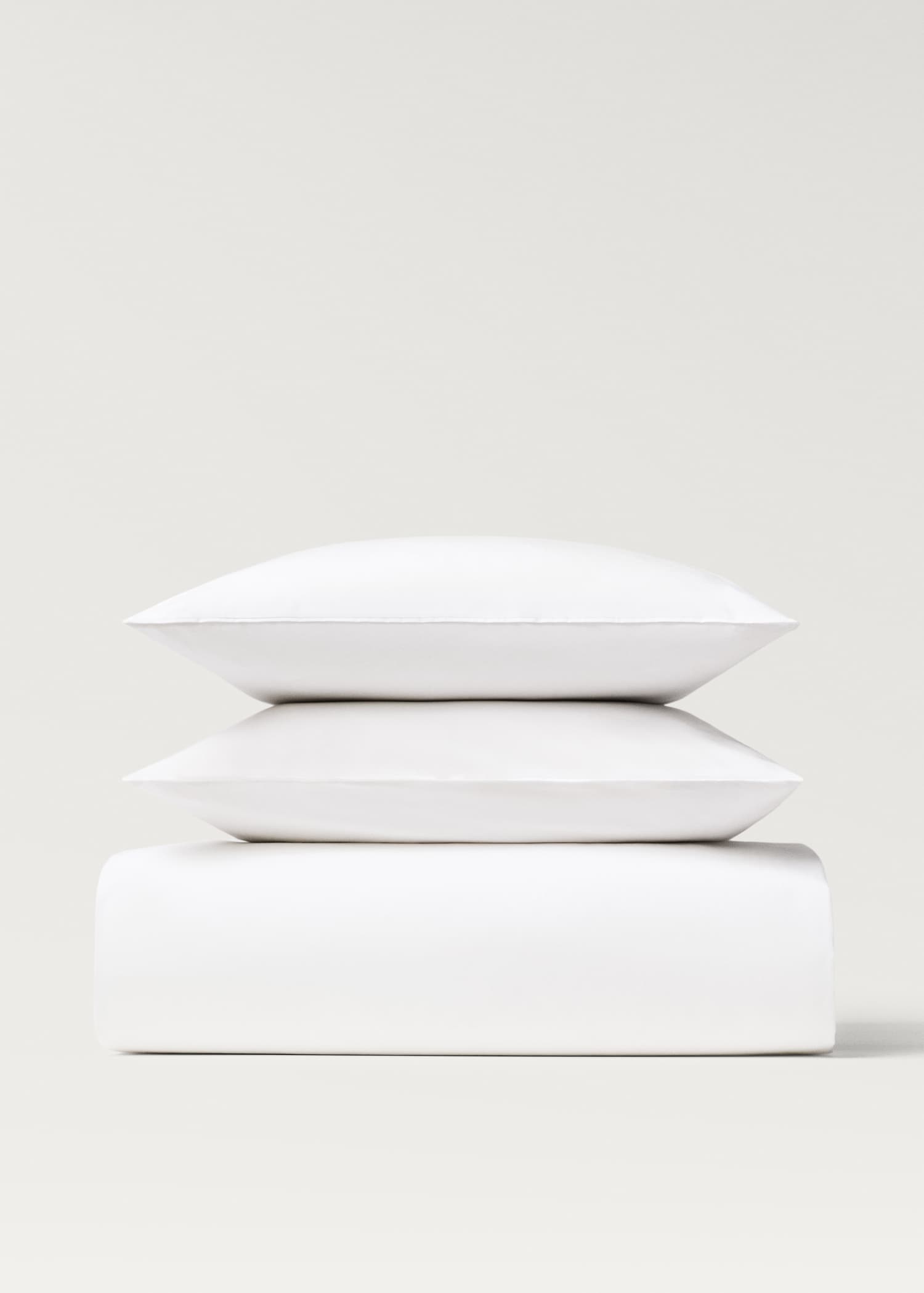Bettbezug aus Baumwoll-Perkal mit Fadendichte 300 für 90 cm Bett - Artikel ohne Model