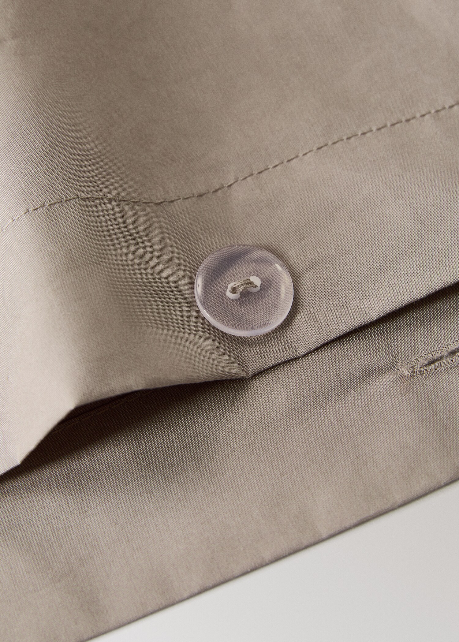 300 threads cotton percale duvet cover Superking bed - Details of the article 1