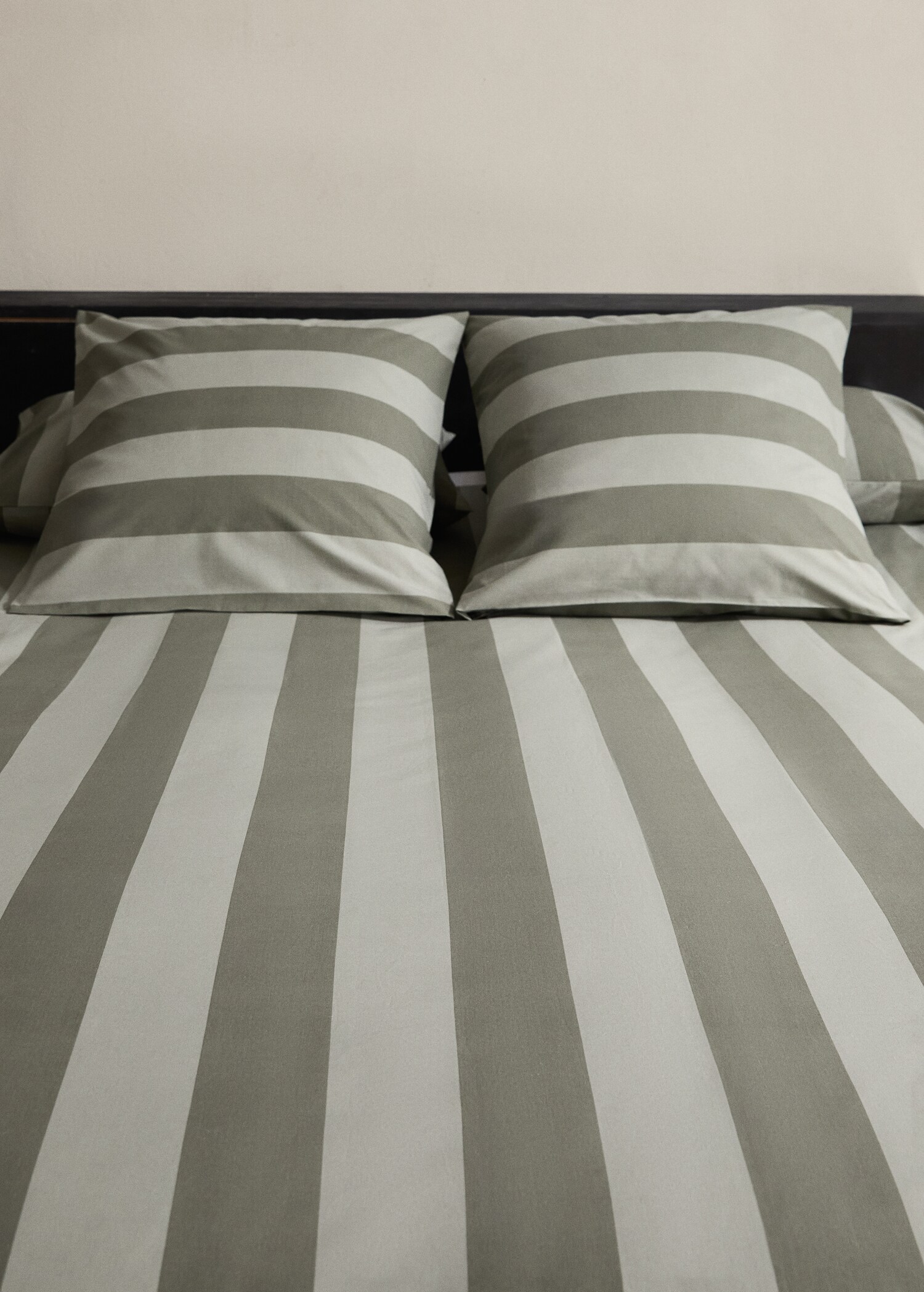 Housse de couette percale de coton rayures lit 90 cm - Détail de l'article 7