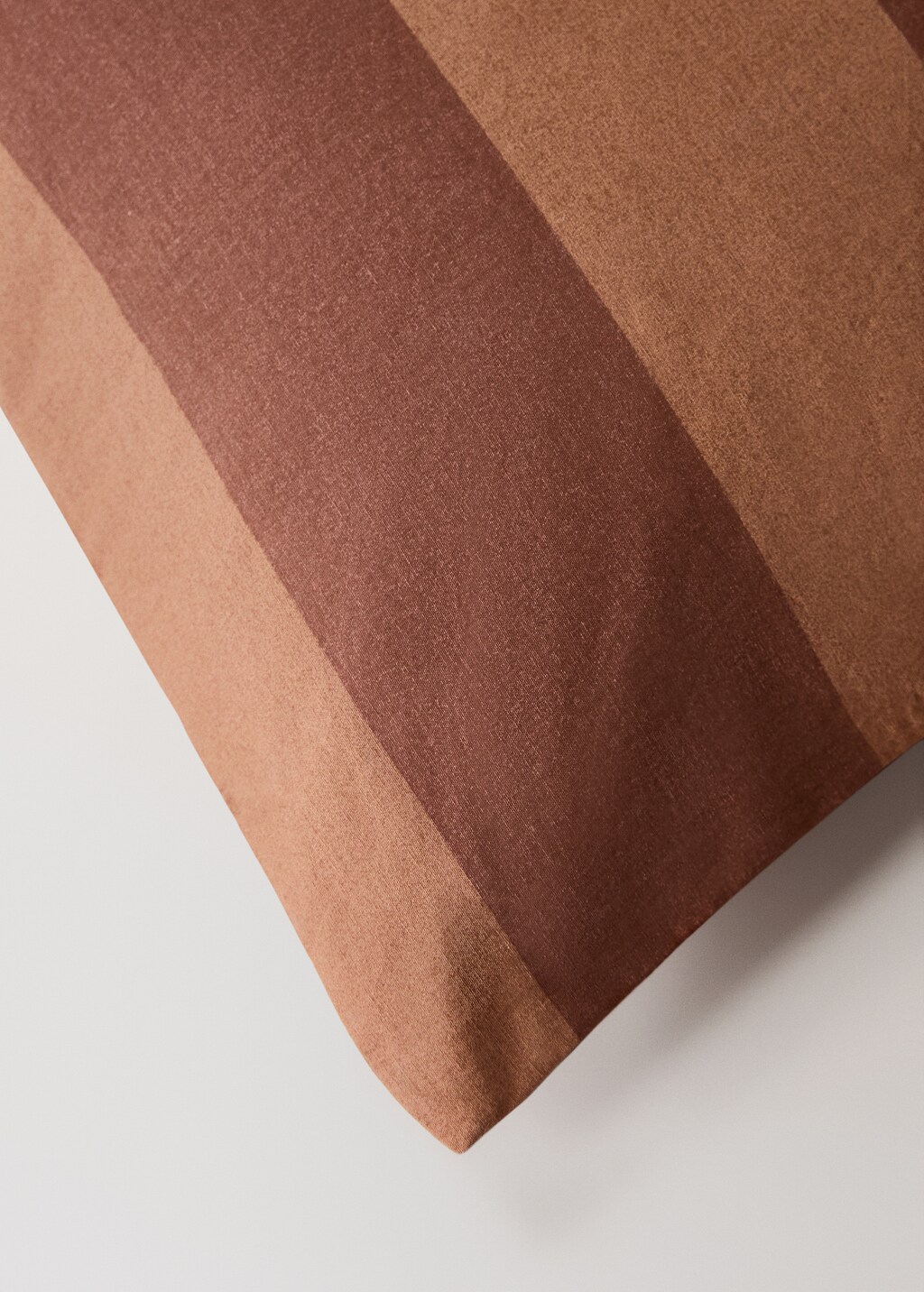 500-thread cotton percale striped duvet cover for 180/200 cm bed