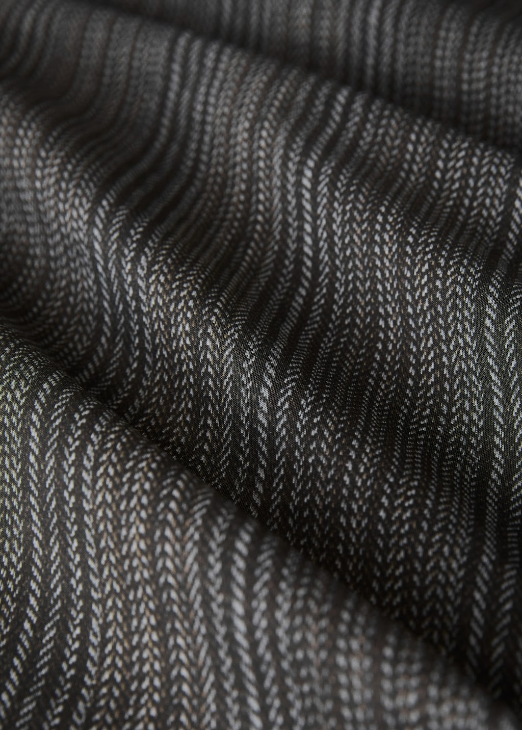 Percale cotton tailored-print duvet cover for / cm bed