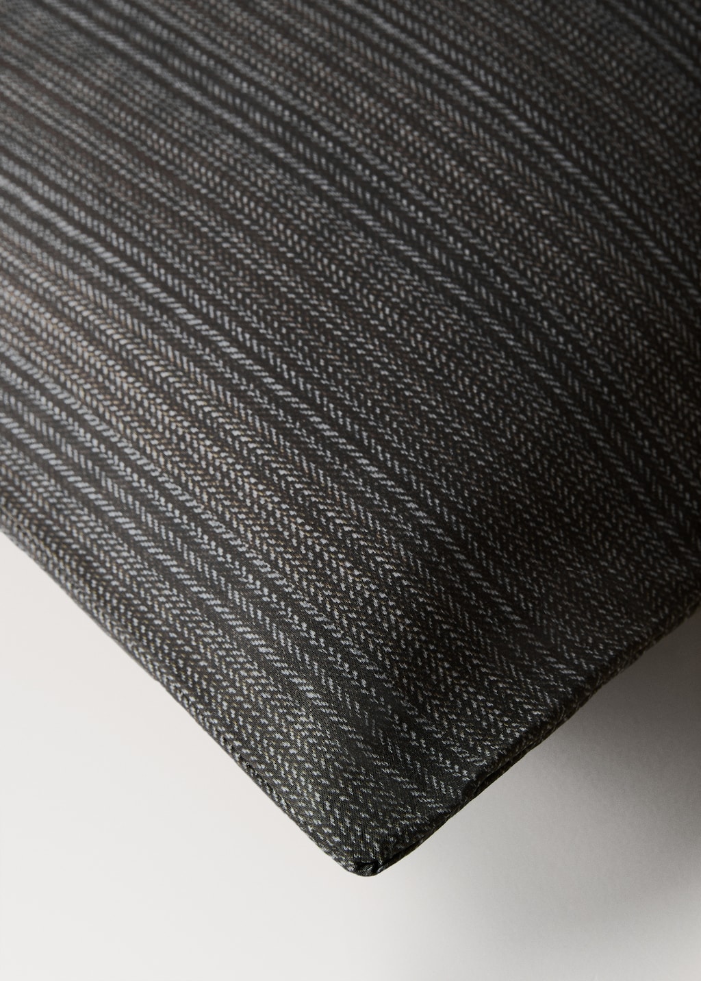 Percale cotton tailored-print duvet cover for / cm bed