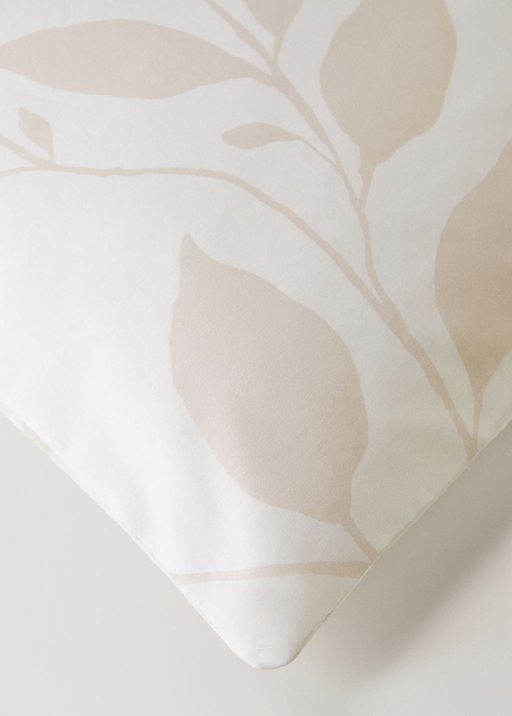200-thread count percale cotton floral-print duvet cover for 90 cm bed