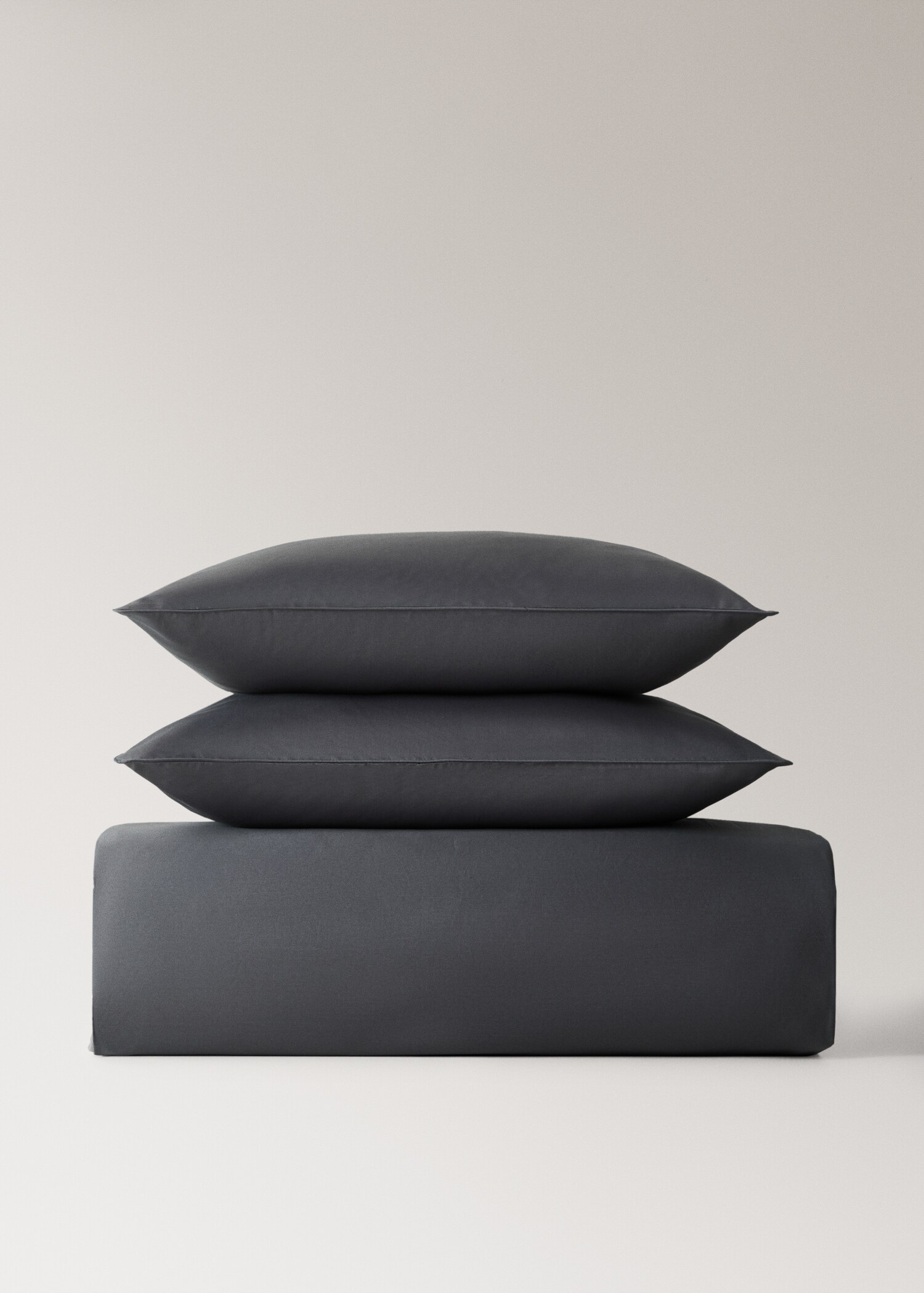 600-thread count satin cotton duvet cover, 150/160 cm - Article without model