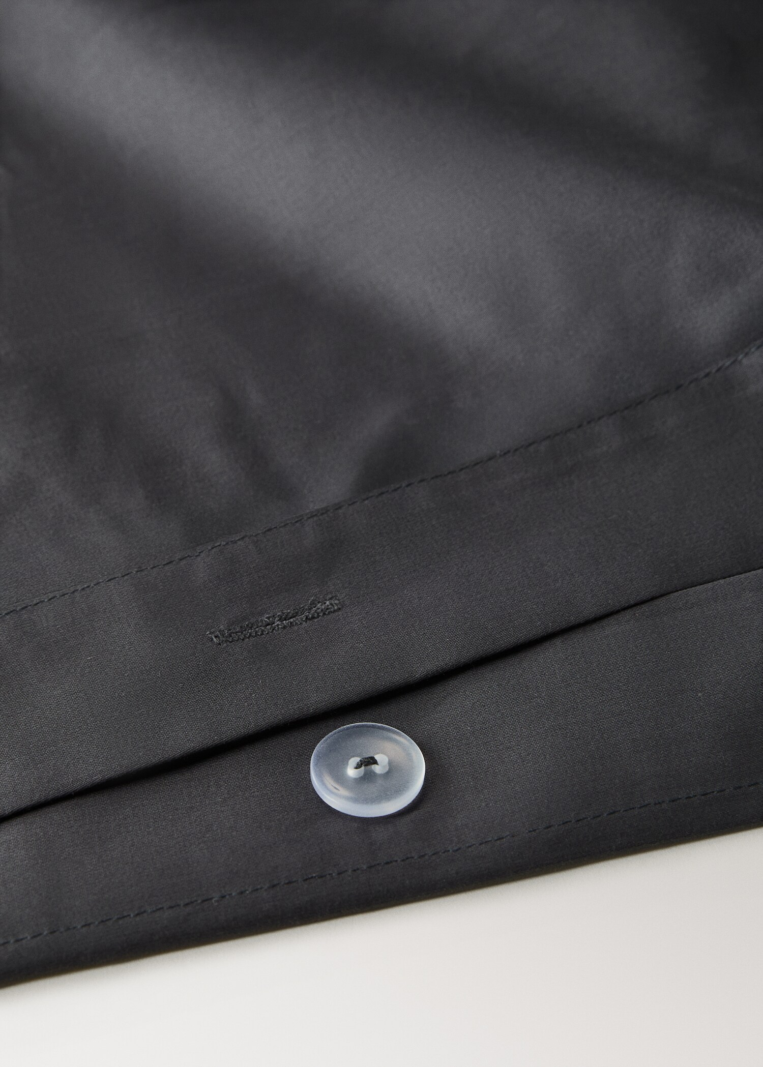 600-thread count satin cotton duvet cover, 150/160 cm - Details of the article 2