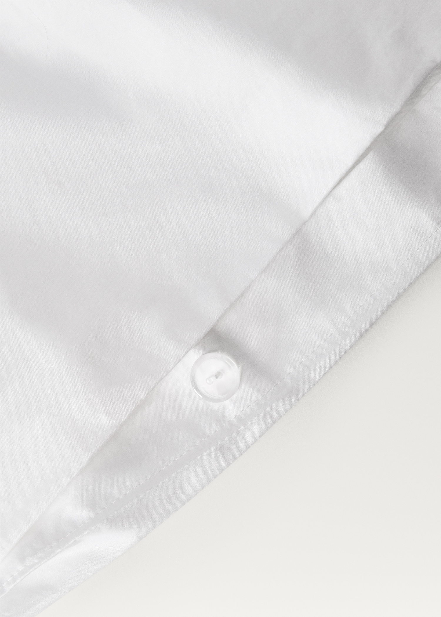 Housse de couette en satin de coton 600 fils lit 135/140 cm - Détail de l'article 2