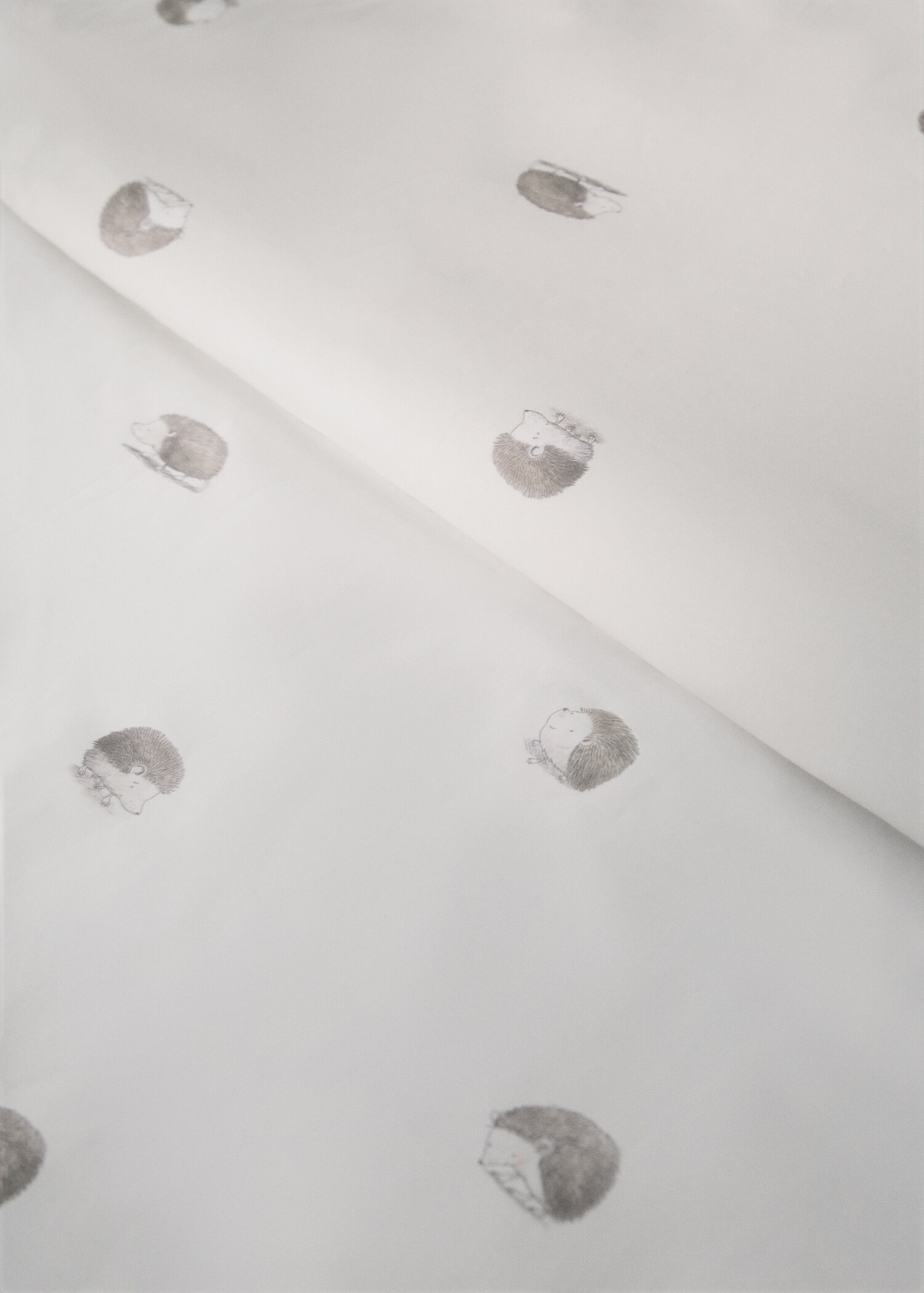 Children's cotton duvet cover with hedgehog print for a 90 cm bed - Details of the article 7