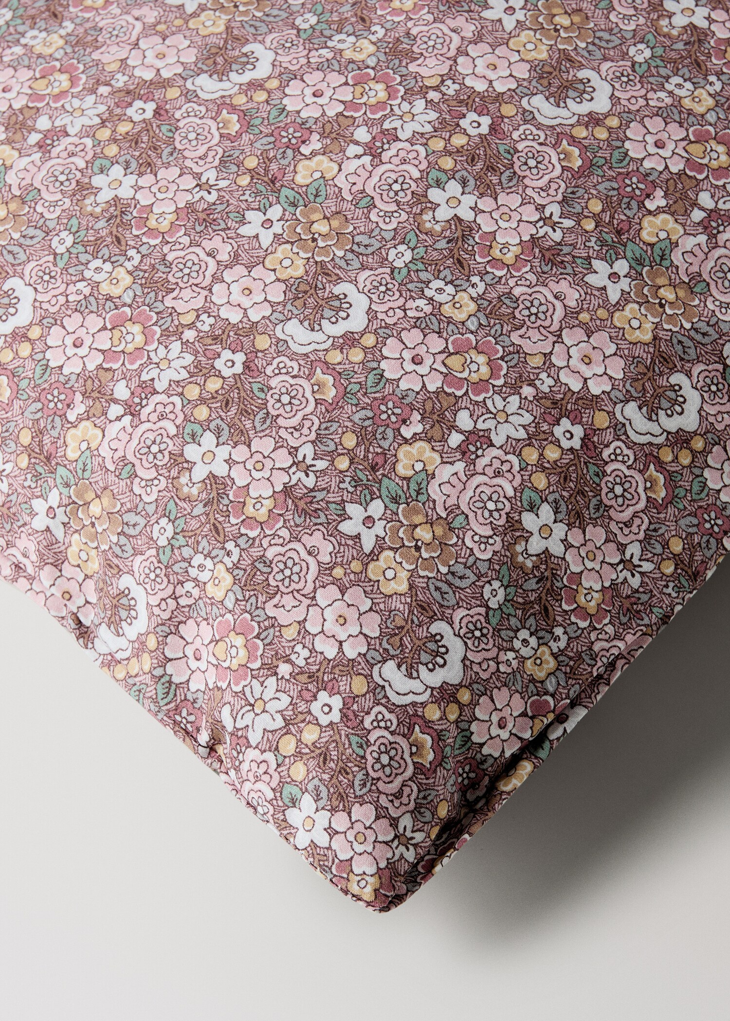 Children's percale cotton duvet cover with small floral print for 90 cm bed - Details of the article 3