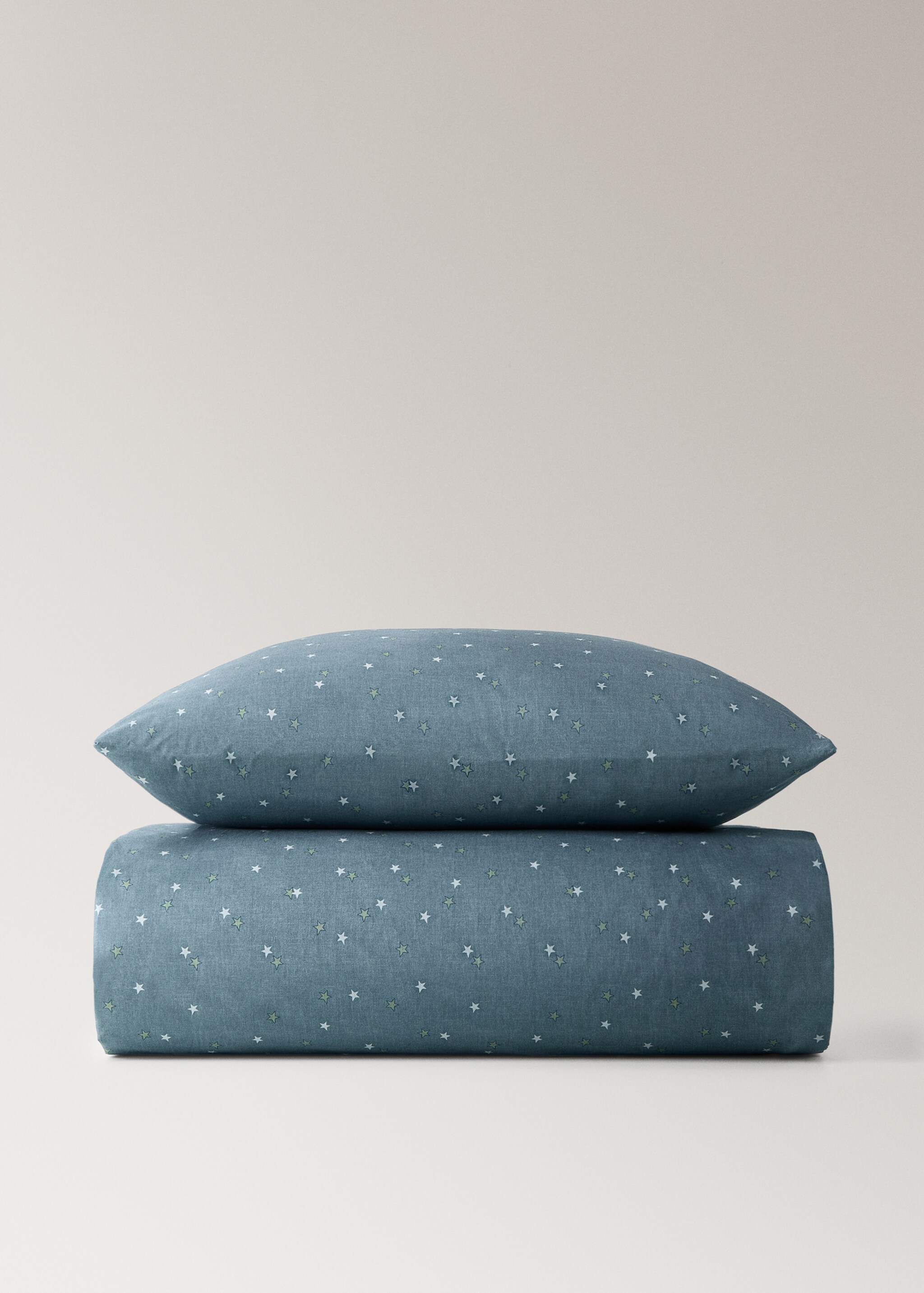 Duvet cover star - Article without model, Blue. Ref: 17001633-00.