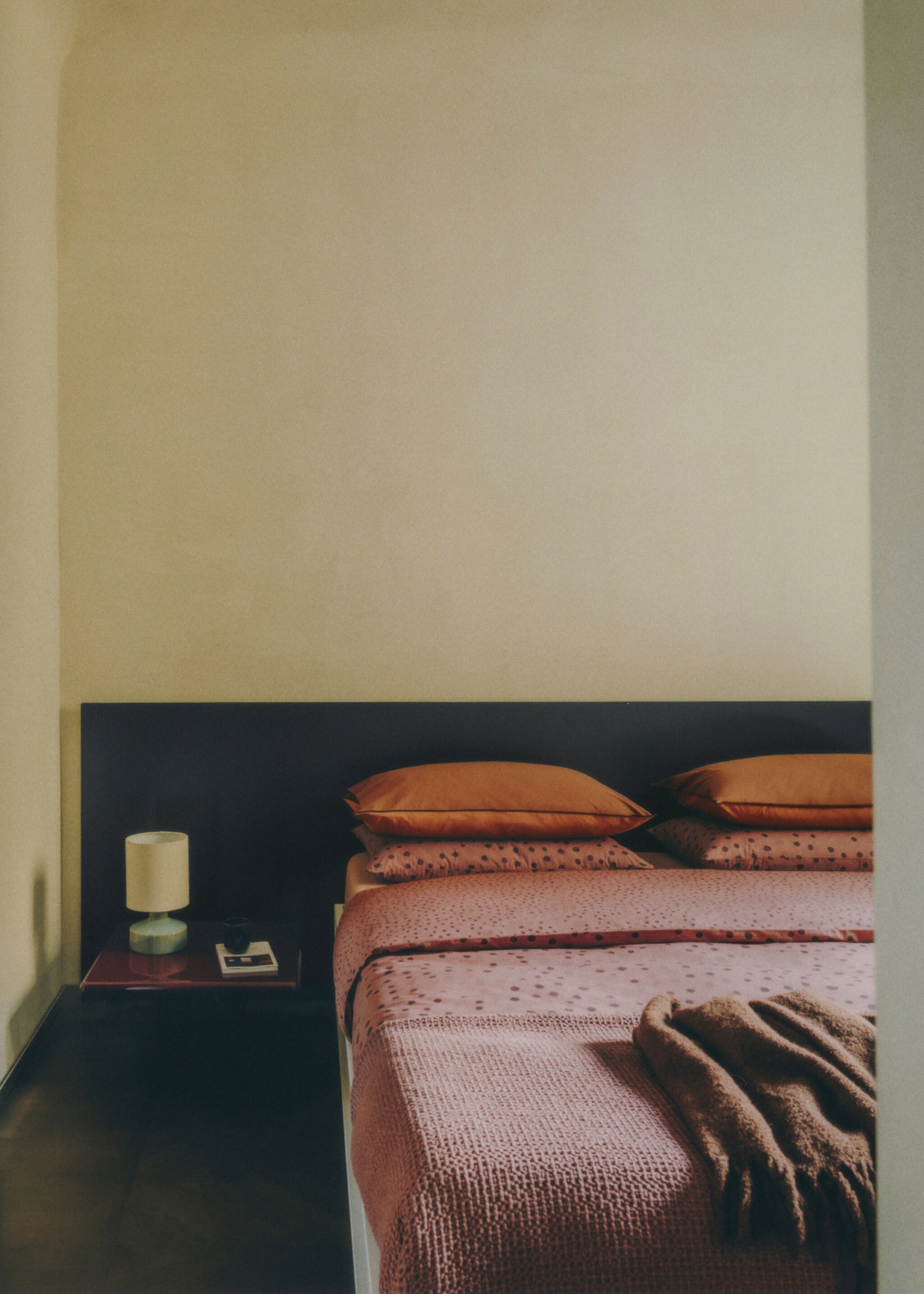 200-thread count percale cotton duvet cover with polka-dot print for 150/160 cm bed - Details of the article 6, Burnt Orange. Ref: 17001640-00.