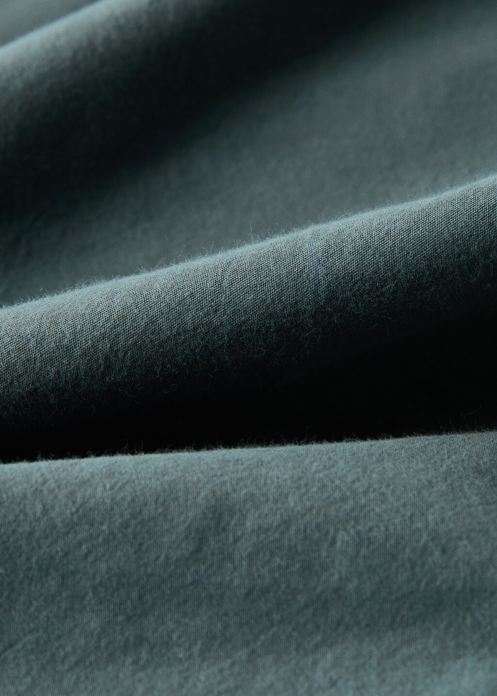 Washed-cotton duvet cover for 180/200 cm bed