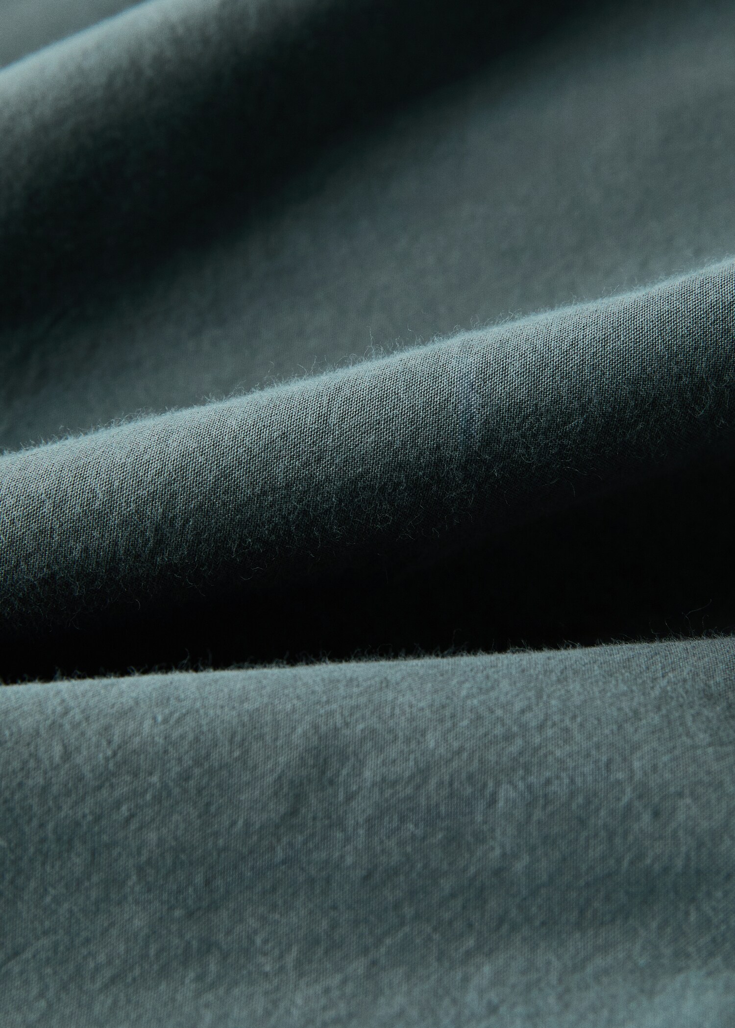 Washed-cotton duvet cover Superking bed - Details of the article 2
