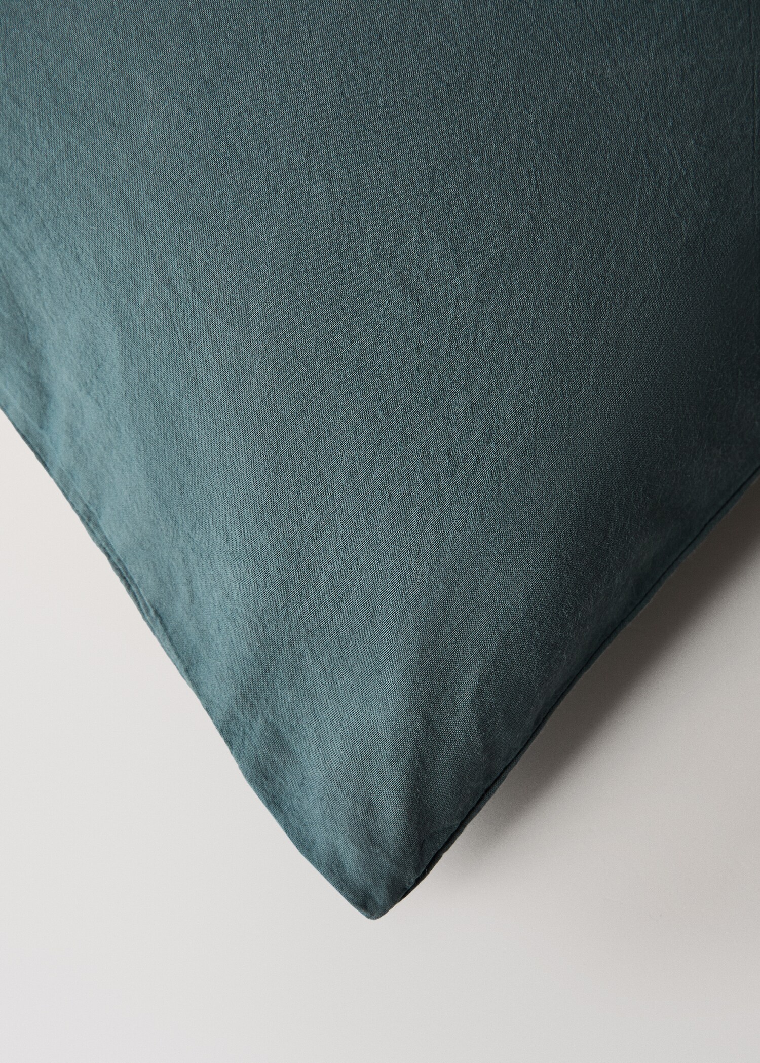 Washed-cotton duvet cover Superking bed - Details of the article 3