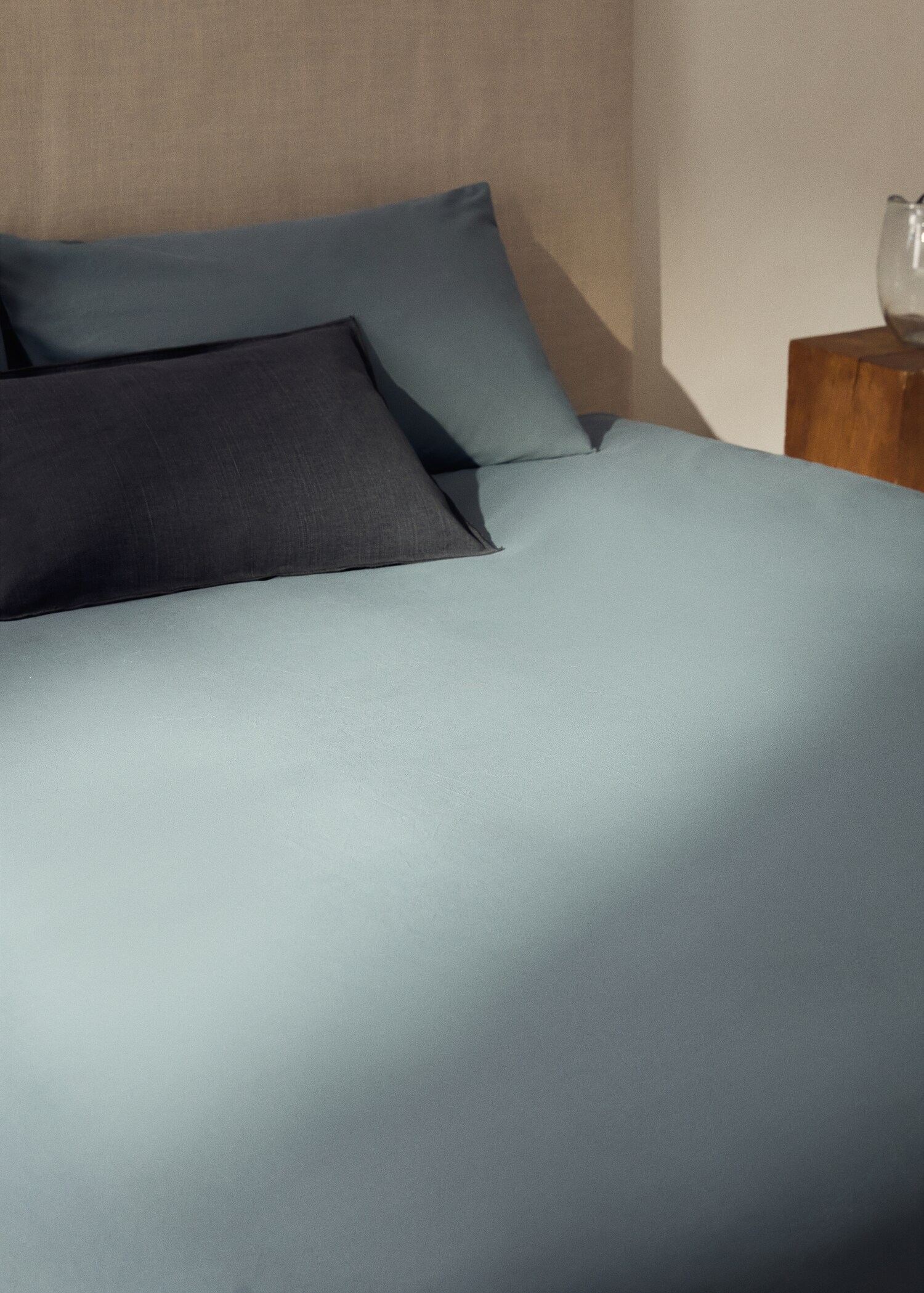 Bettbezug aus gewaschener Baumwolle für 180/200 Bett - Detail des Artikels 7