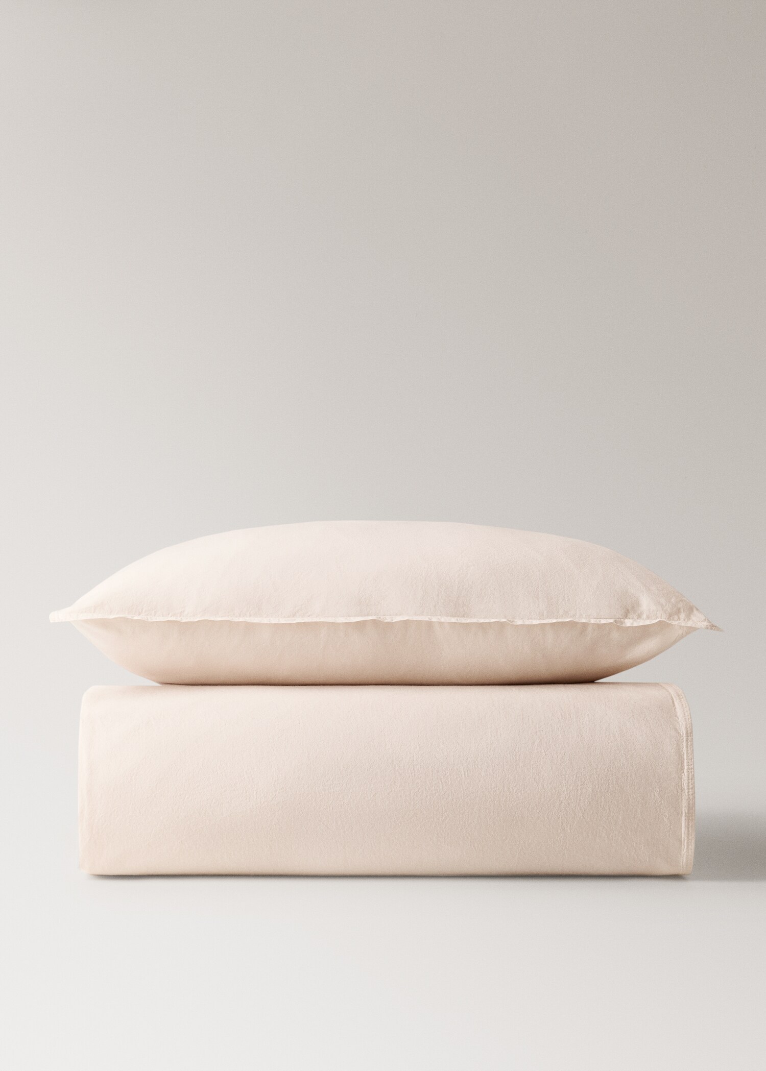Copripiumino bambino cotone lavato doppia impuntura letto 90 cm - Articolo senza modello