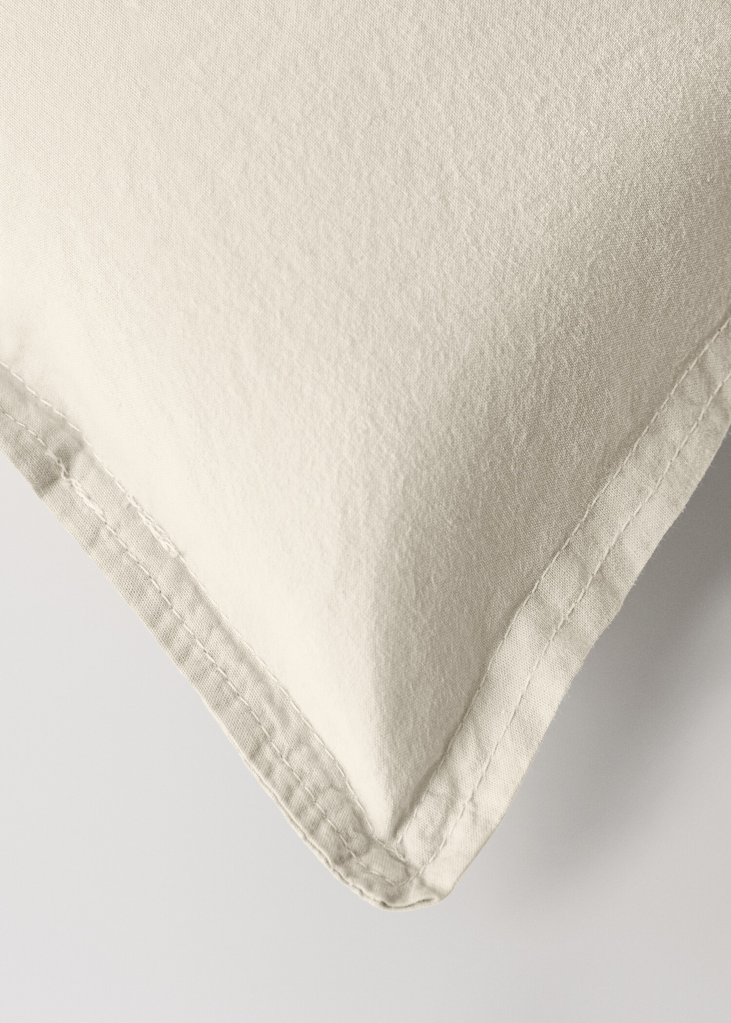 Bettbezug aus gewaschener Baumwolle mit doppelter Steppnaht für 90 cm Kinderbett - Detail des Artikels 3