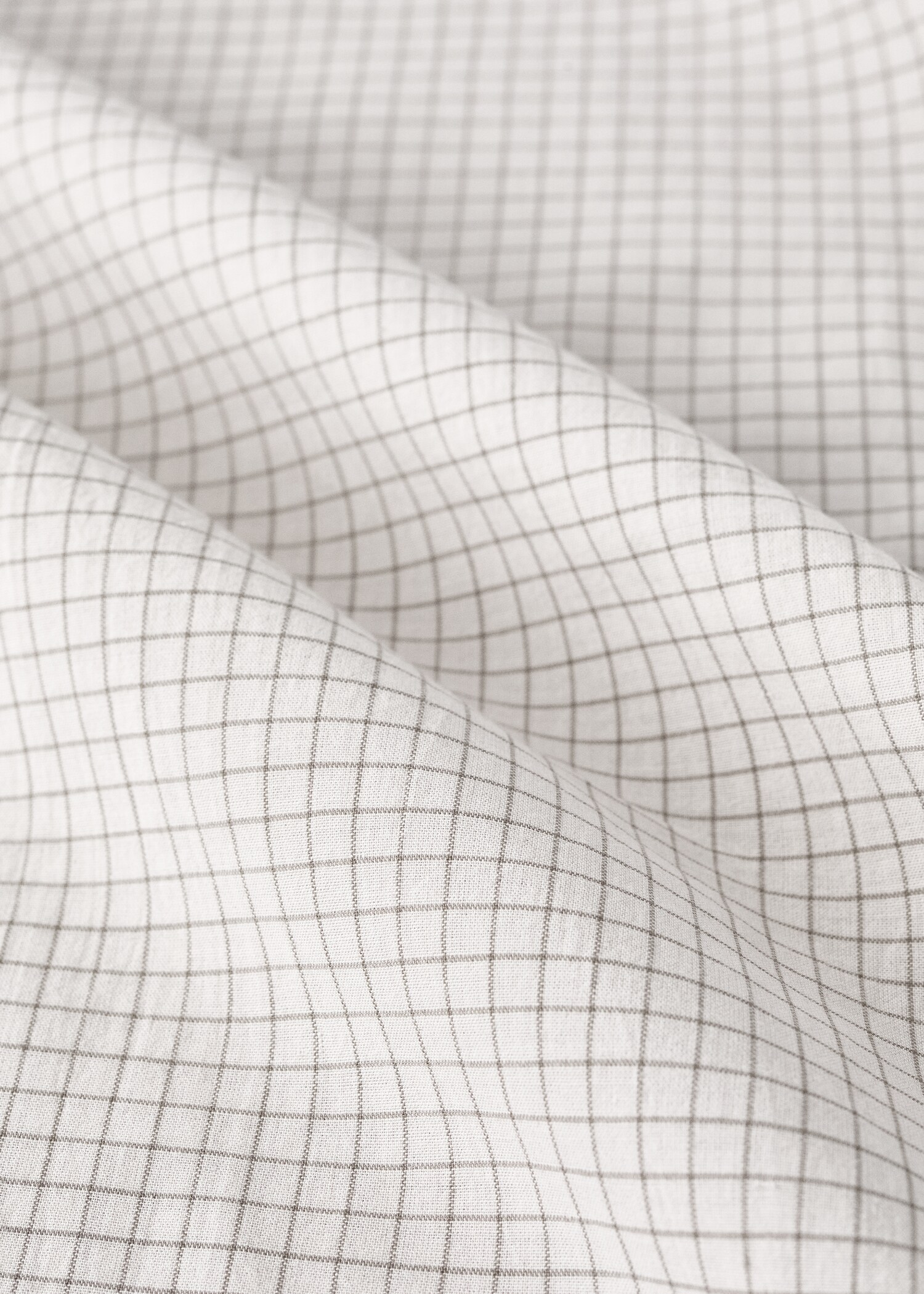 Children's duvet cover in yarn-dyed cotton with mini-check pattern for 90 cm bed - Details of the article 1