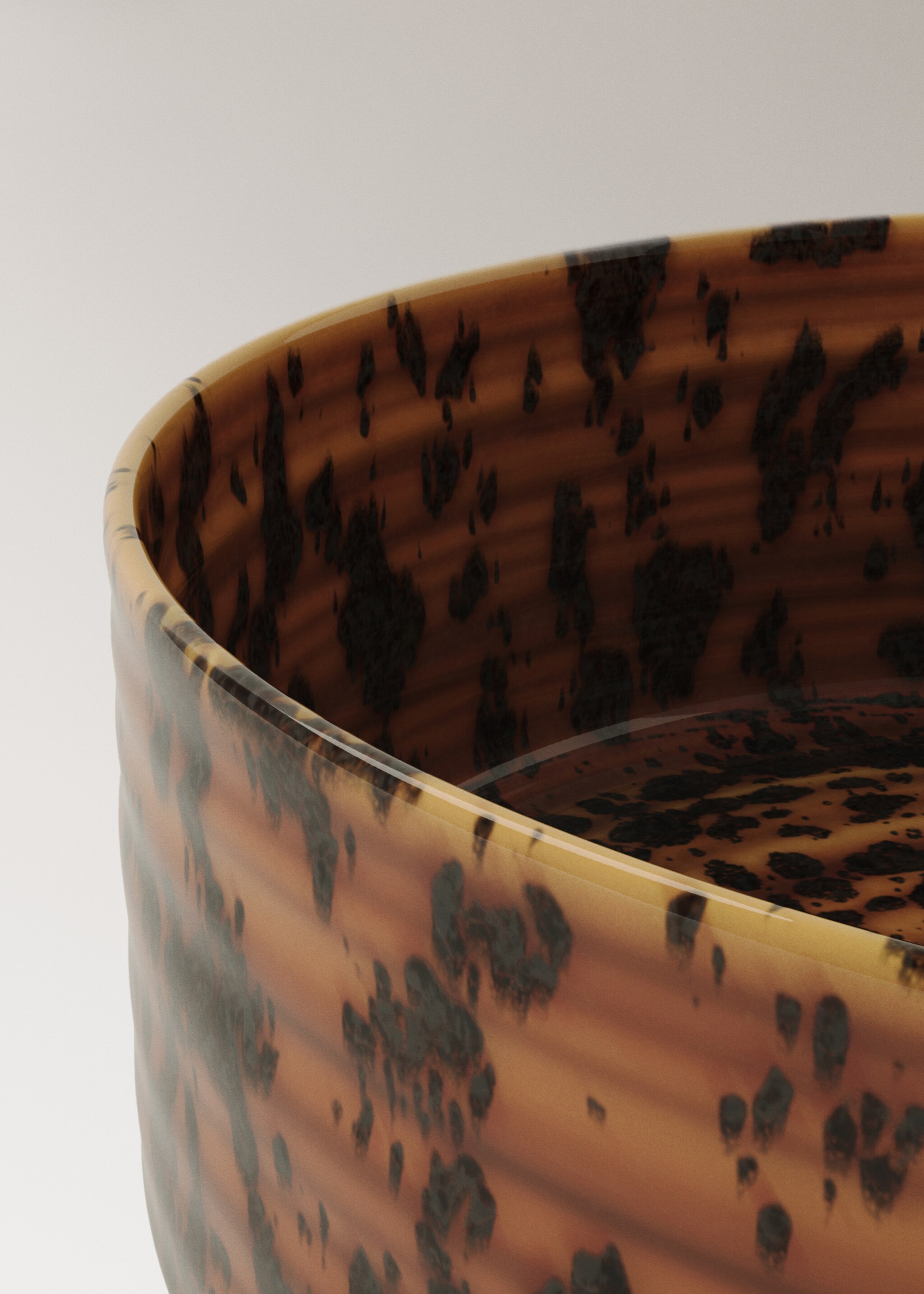 Bowl leo - Details of the article 3, Brown. Ref: 17002037-00.
