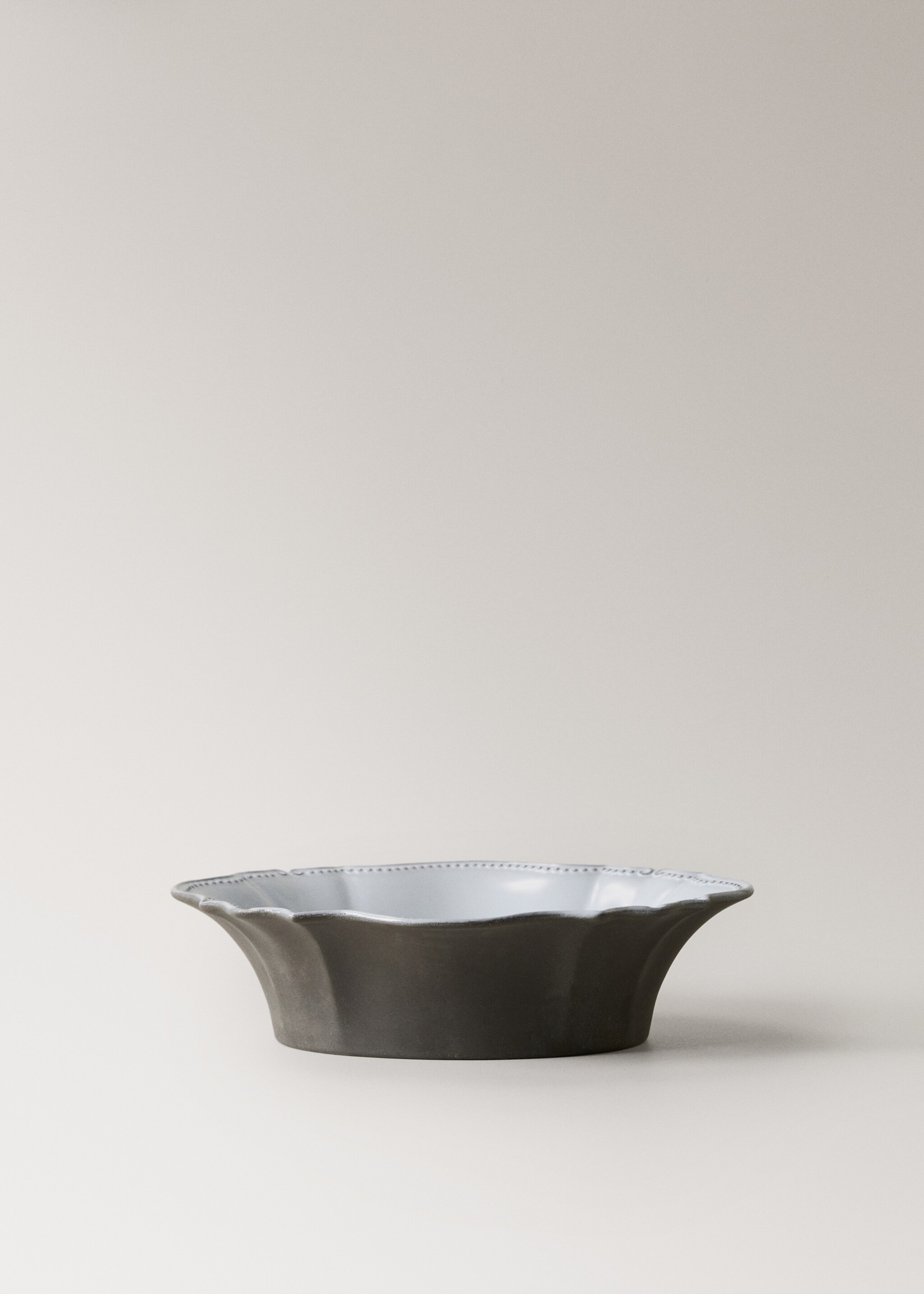 Large recycled stoneware bowl - Товар без моделі, Світло-сірий/пастельний. Ref: 17002041-00.