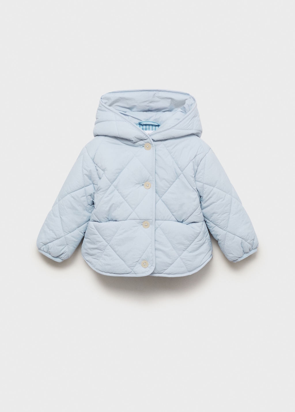 Hood puffer coat