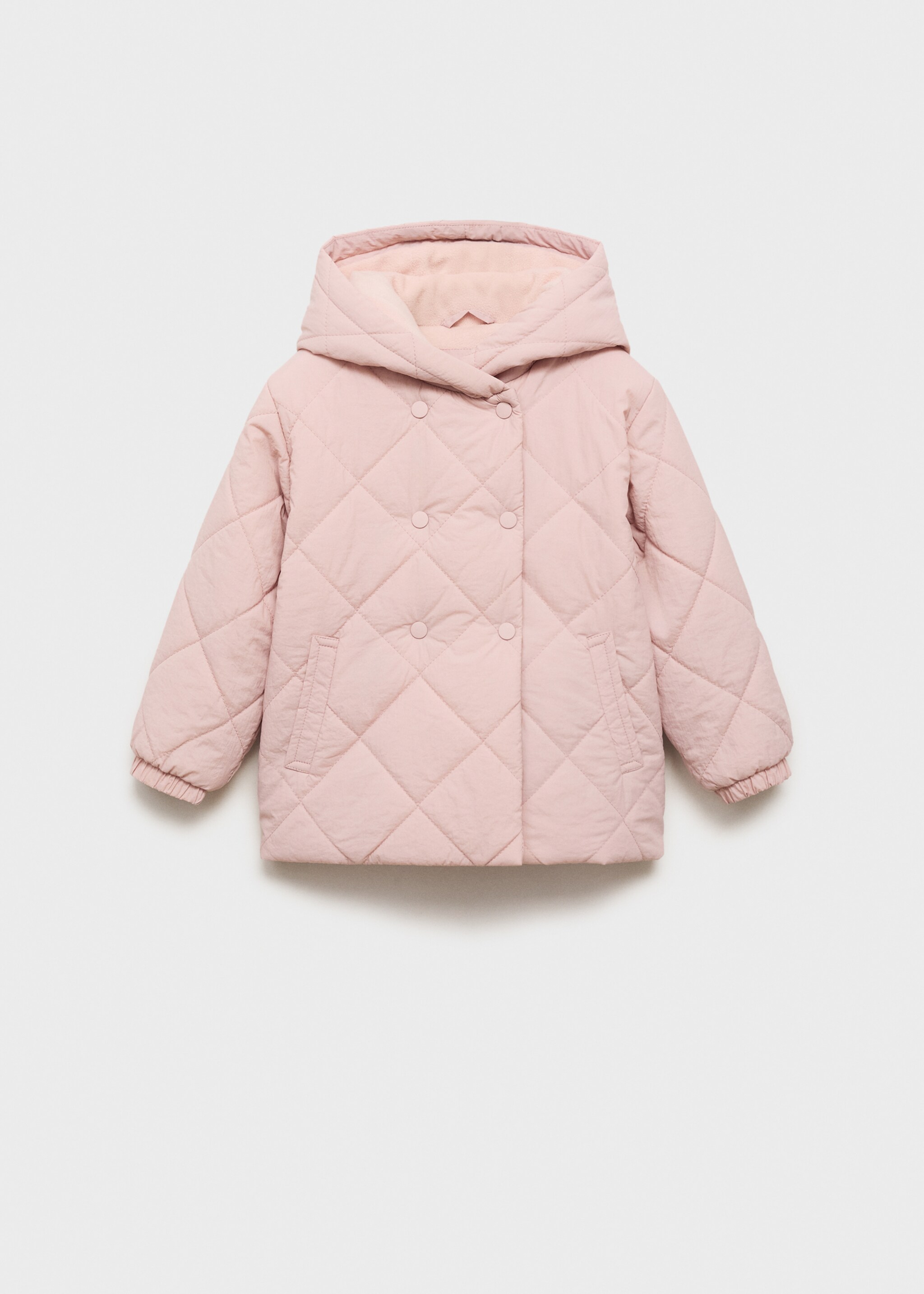 Hood quilted coat - Article without model