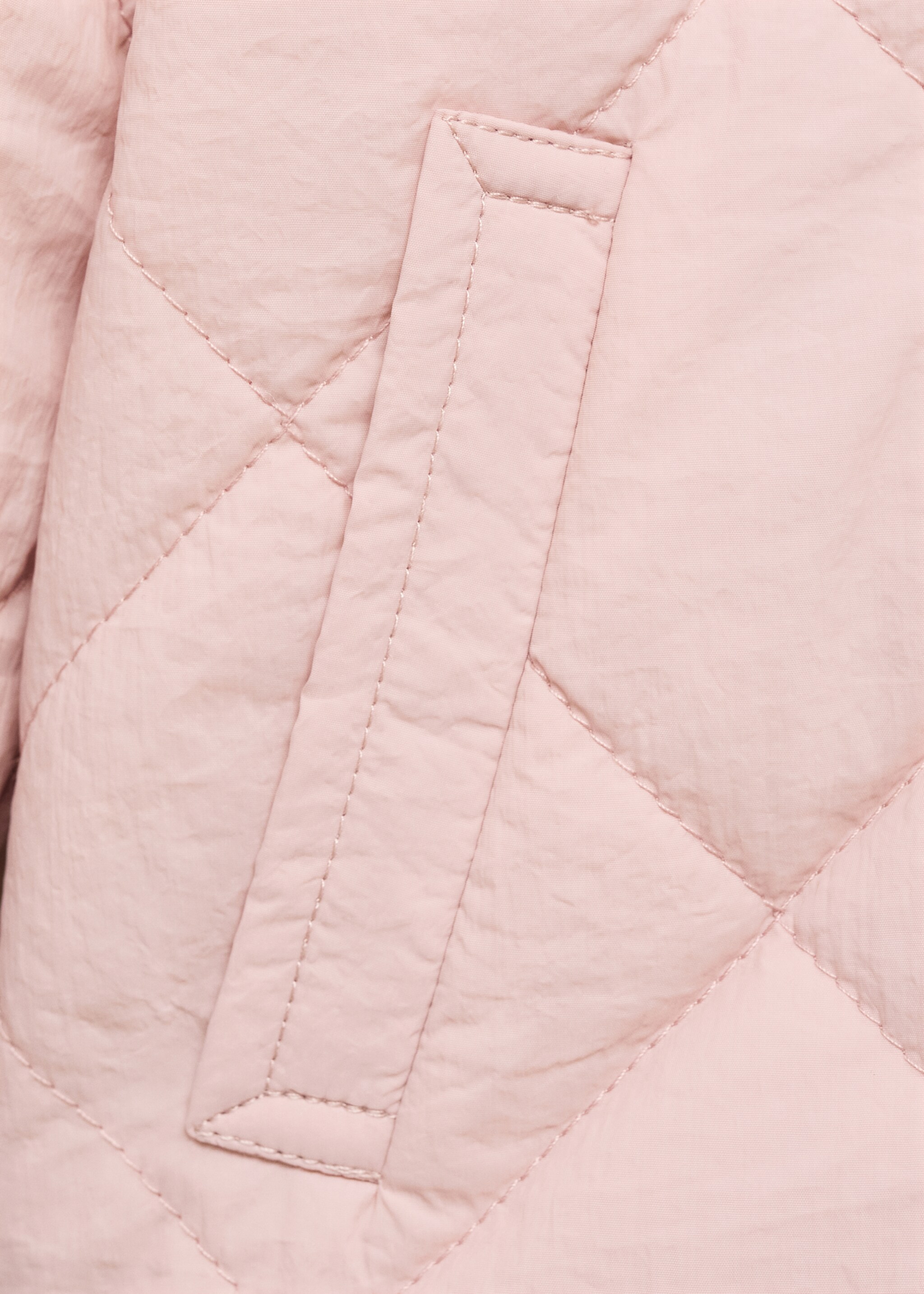 Hood quilted coat - Details of the article 8