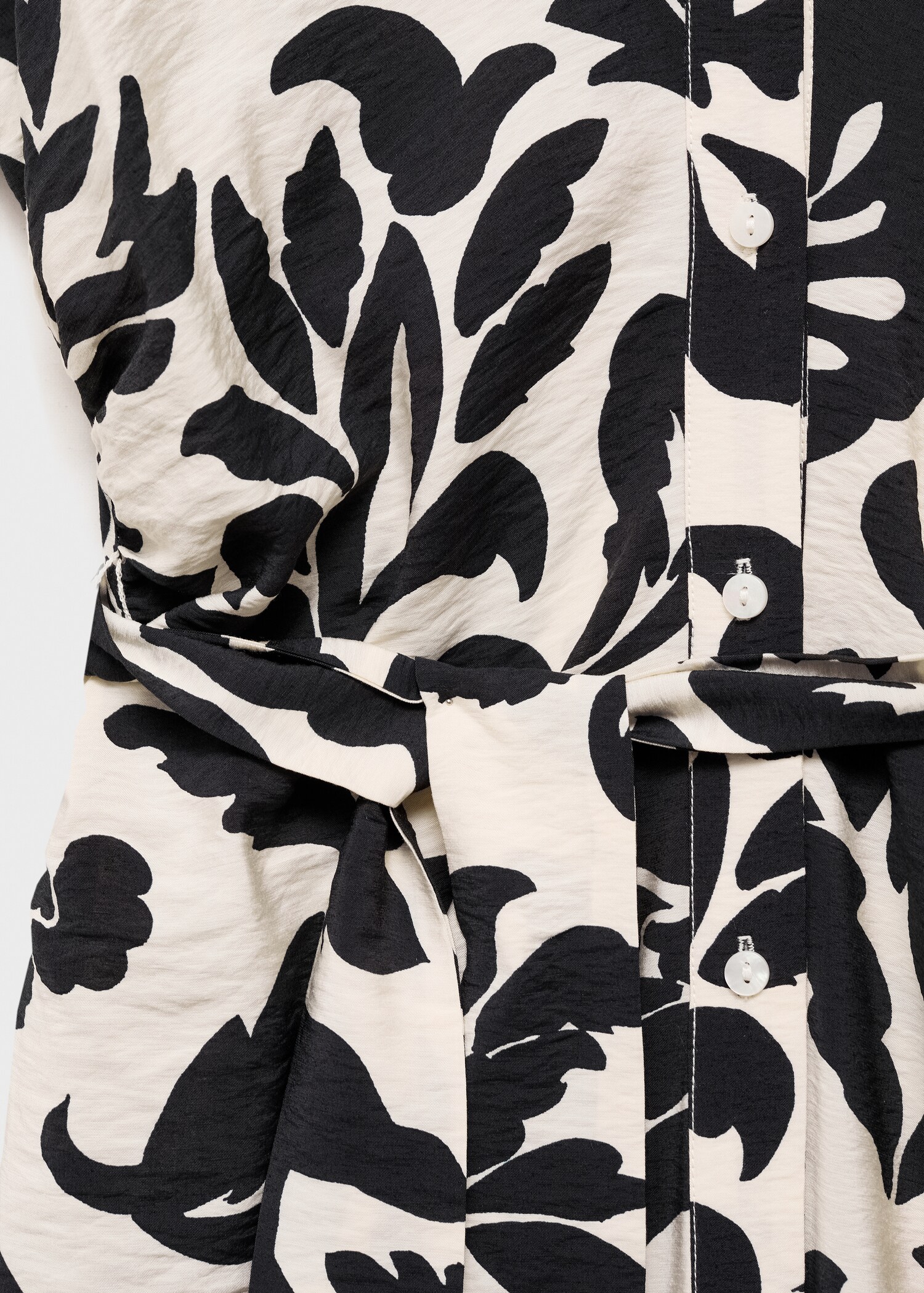 Vestido camisero estampado floral - Detalle del artículo 8