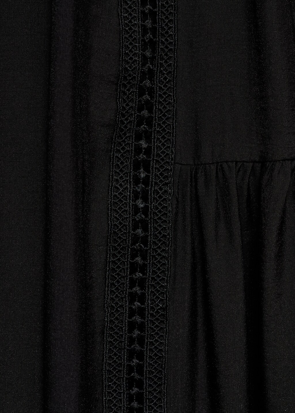 Long dress with lace details