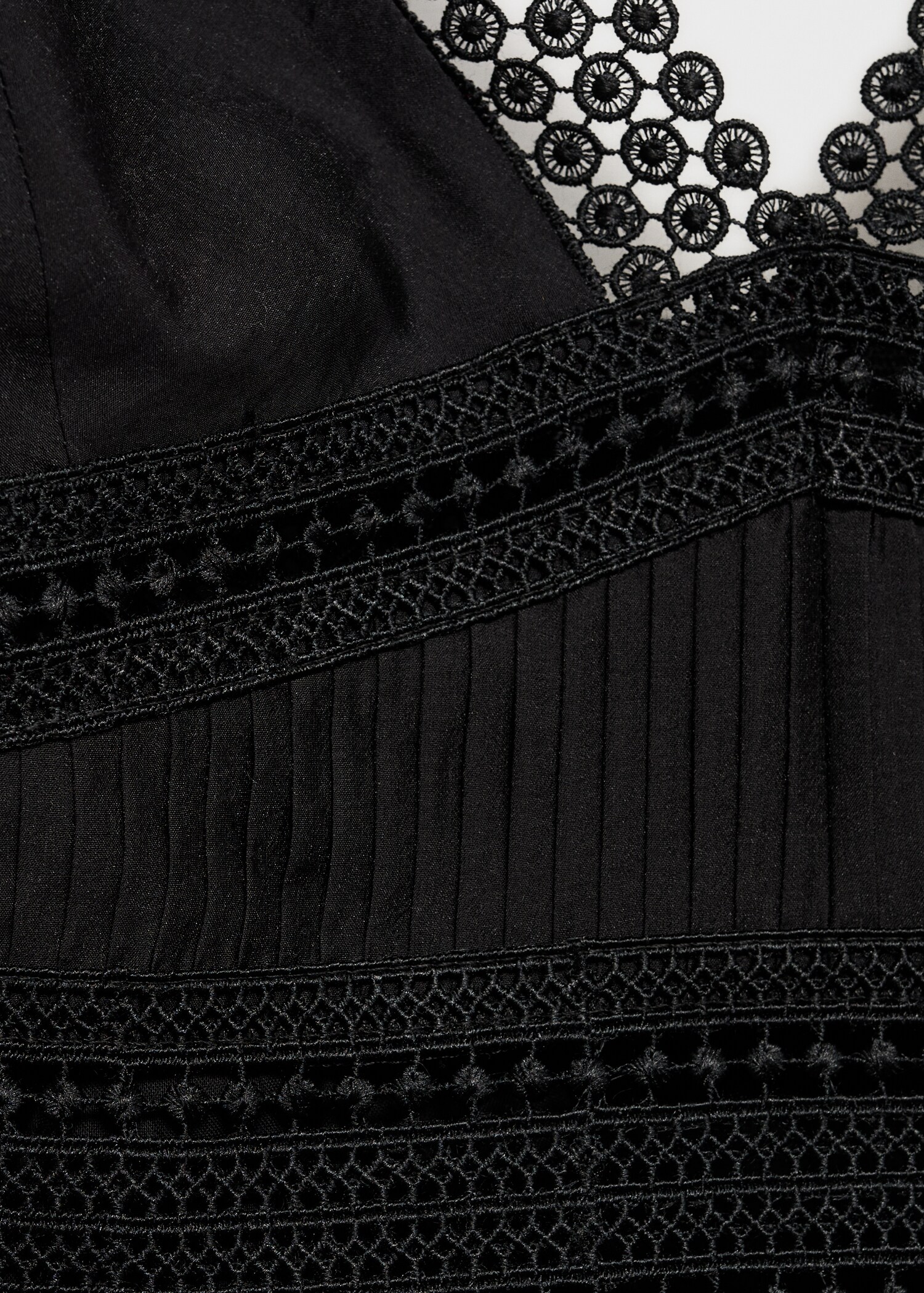 Vestido largo detalles puntilla - Detalle del artículo 8