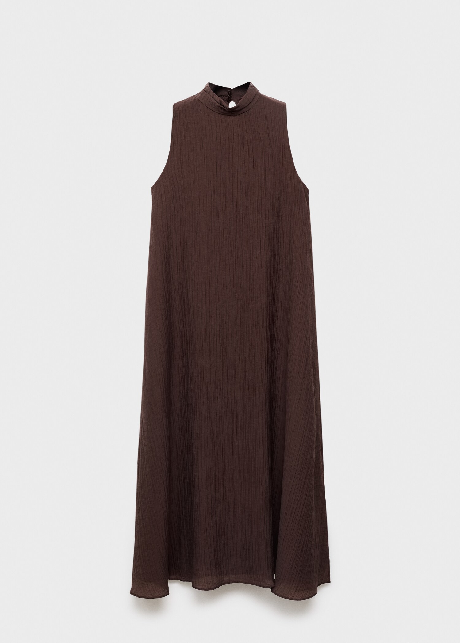 Abito in lyocell con collo halter - Articolo senza modello