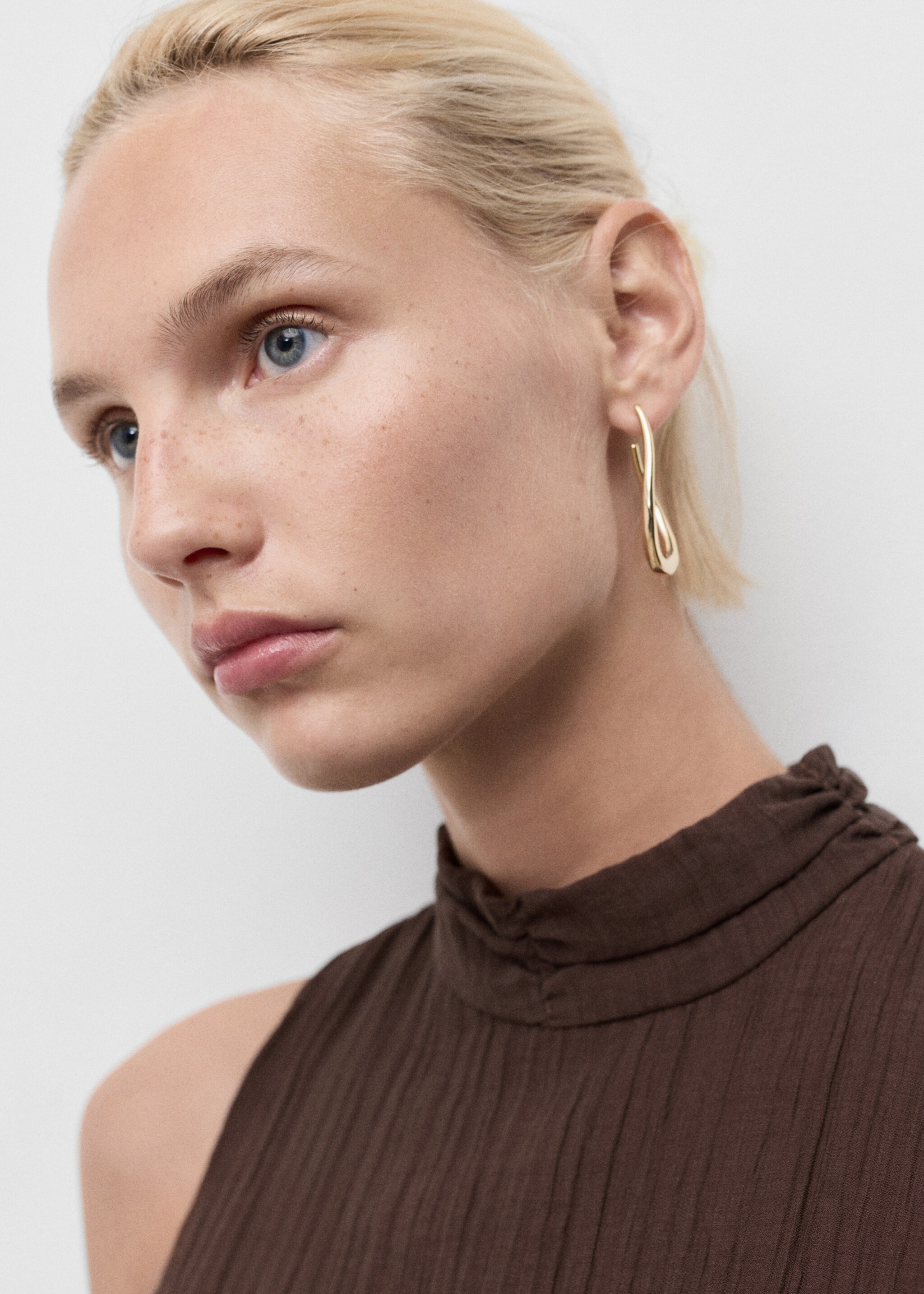 Halter-neck lyocell dress - Details of the article 2