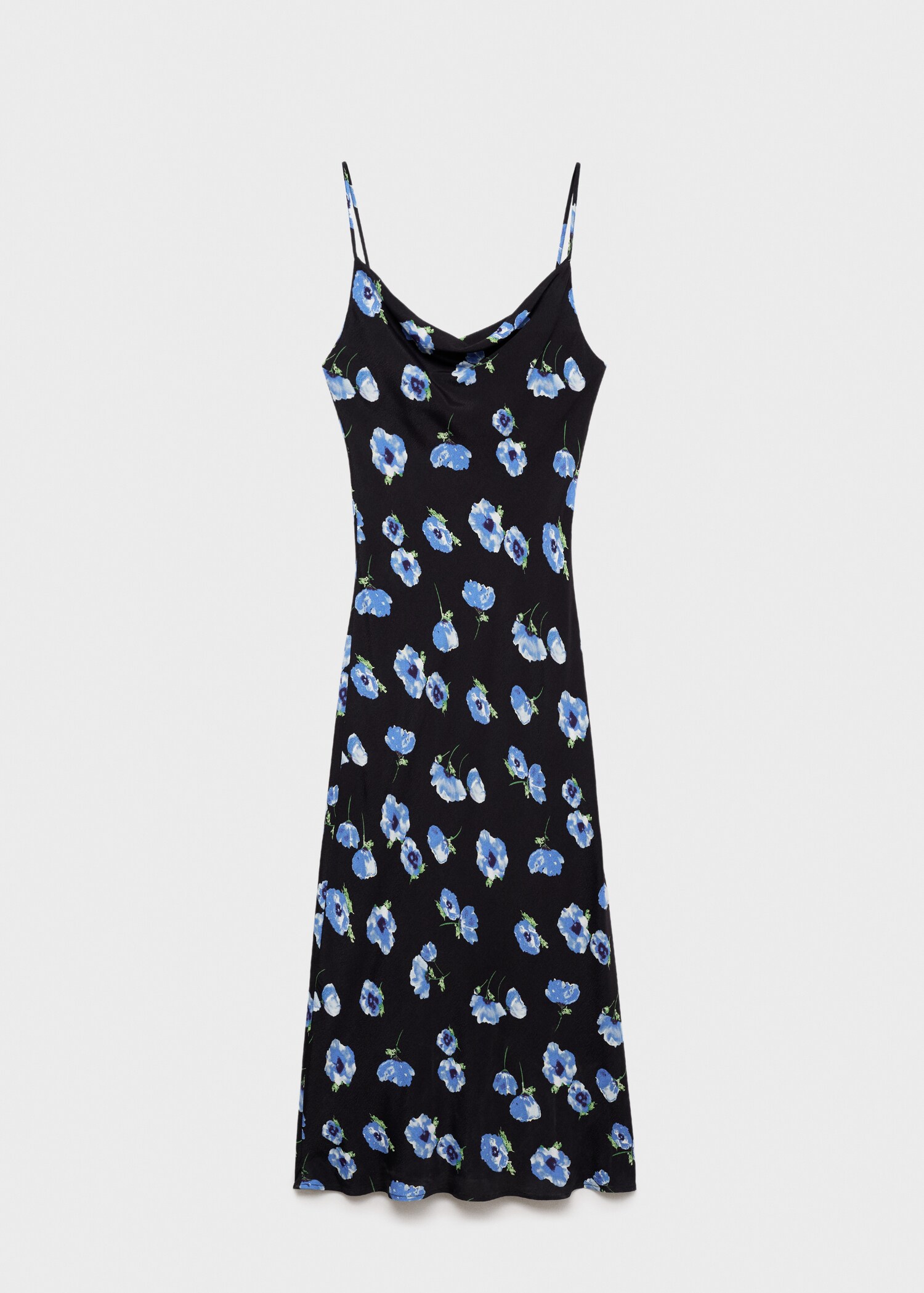 Vestido largo escote drapeado - Artículo sin modelo
