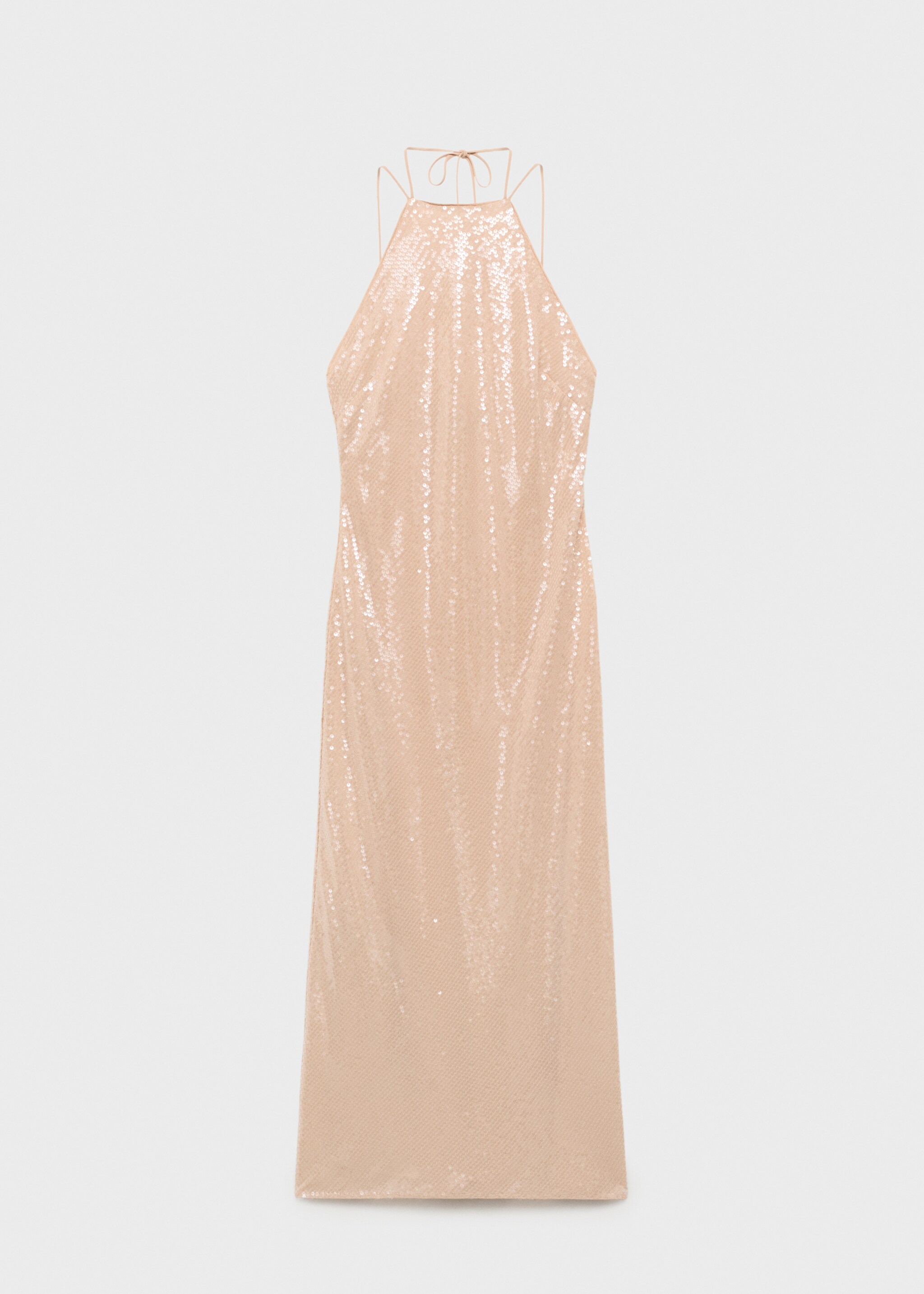 Sequined halter neck dress - Article without model