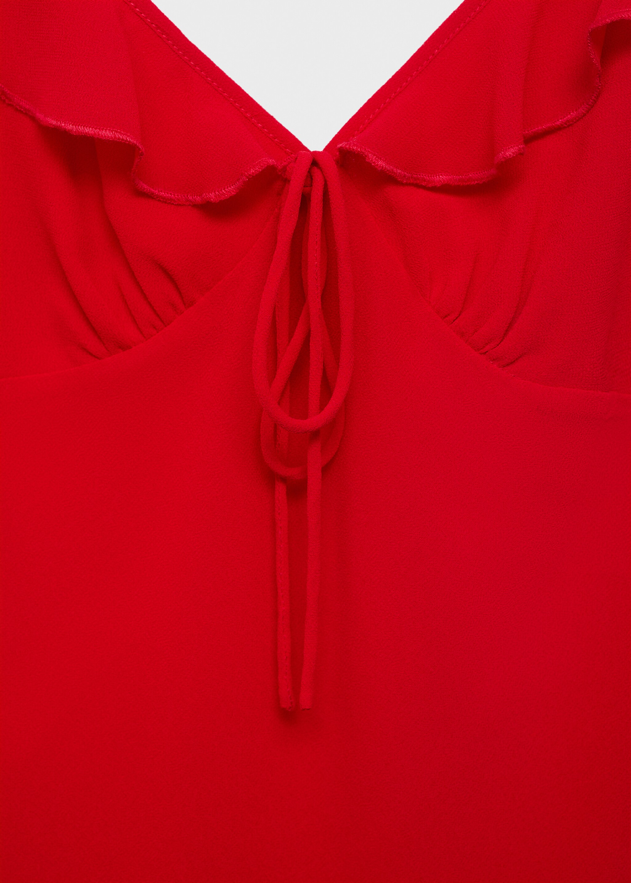 Robe midi à encolure à volants - Détail de l'article 8