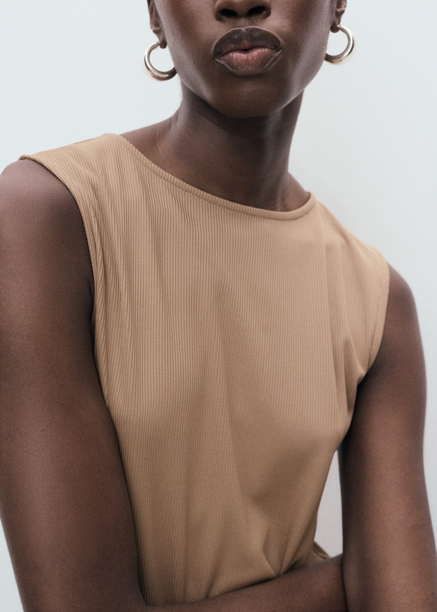 Vestido plisado combinado - Detalle del artículo 6