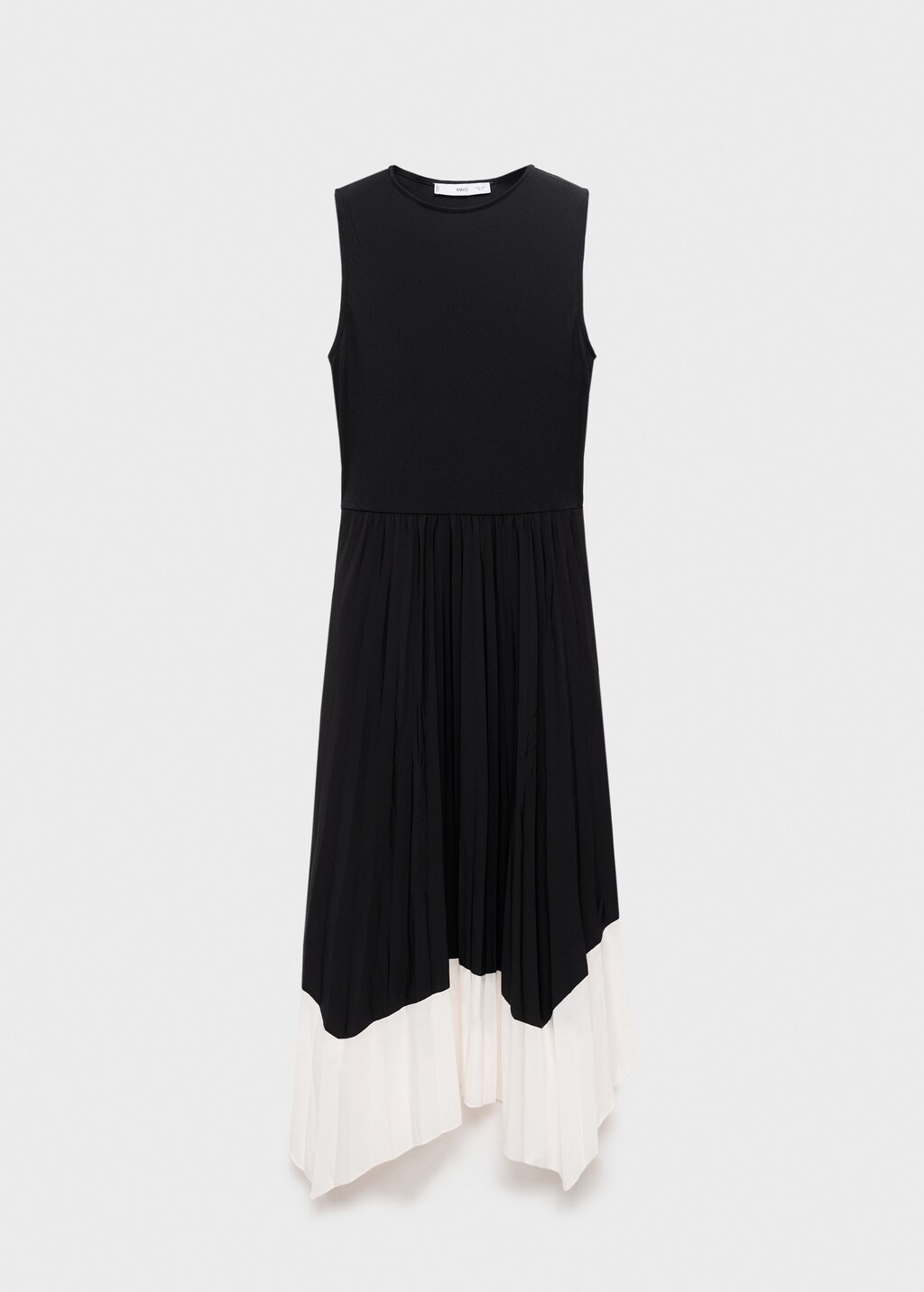 Combined pleated dress - image 5