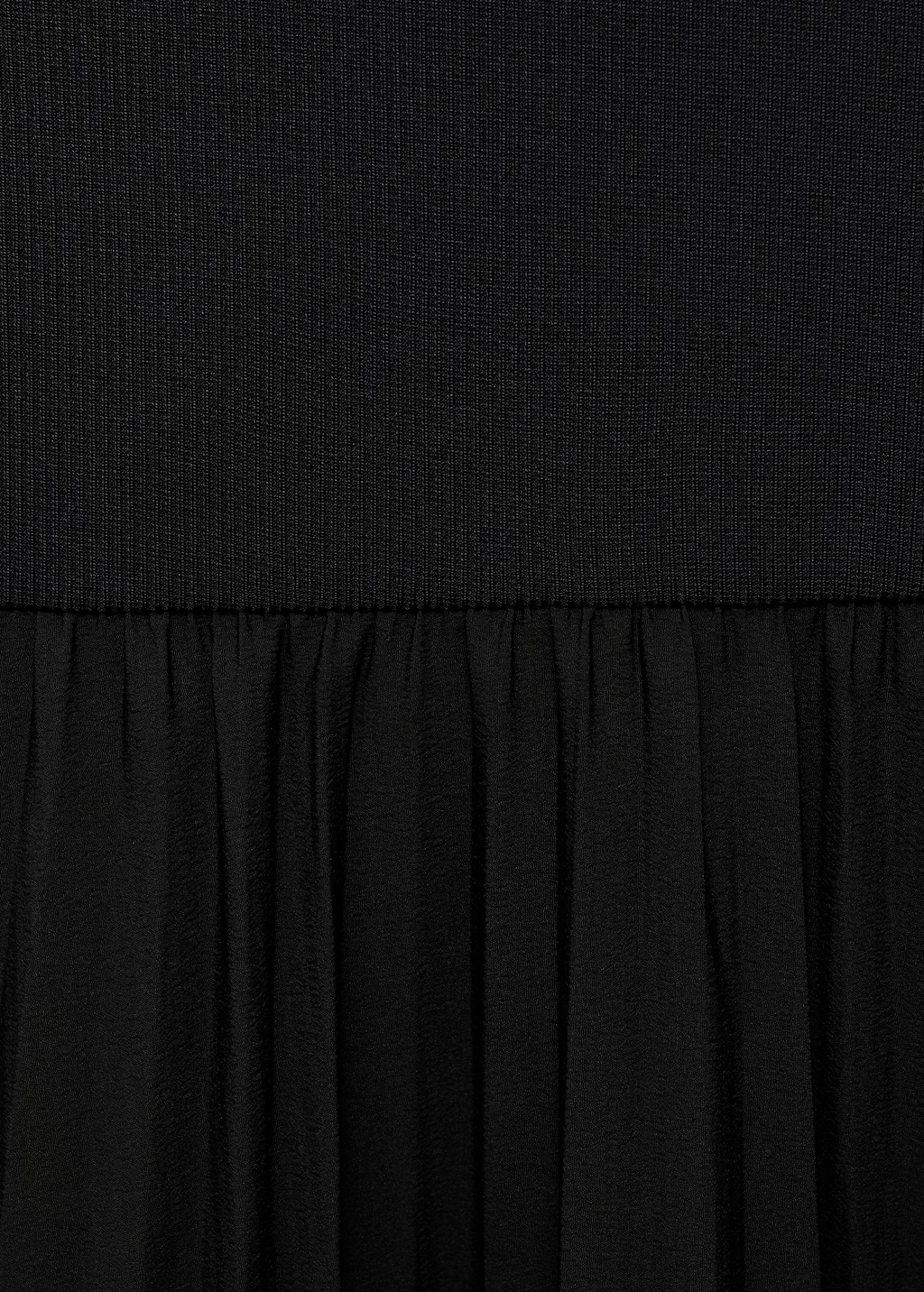 Combined pleated dress