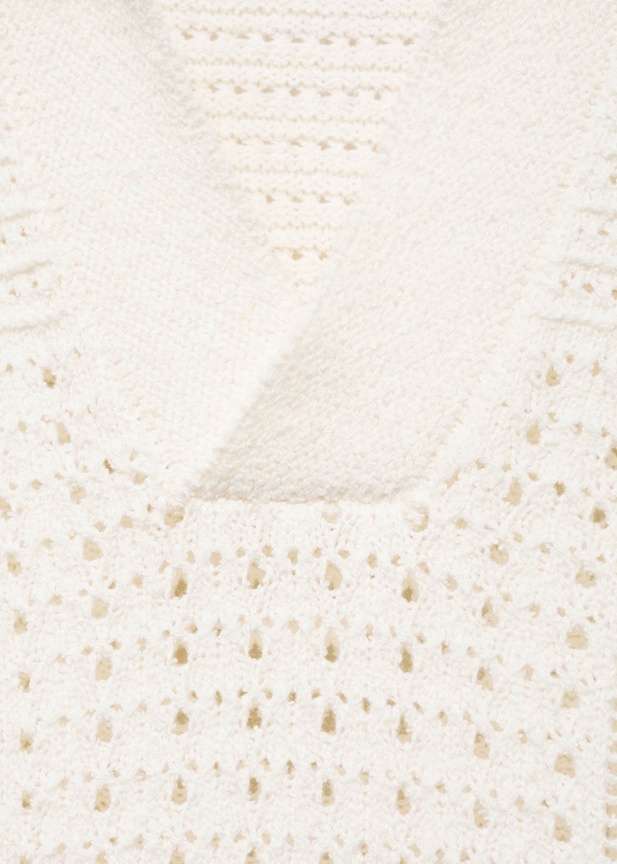 Baumwoll-Poloshirt mit Lochmuster - Detail des Artikels 0