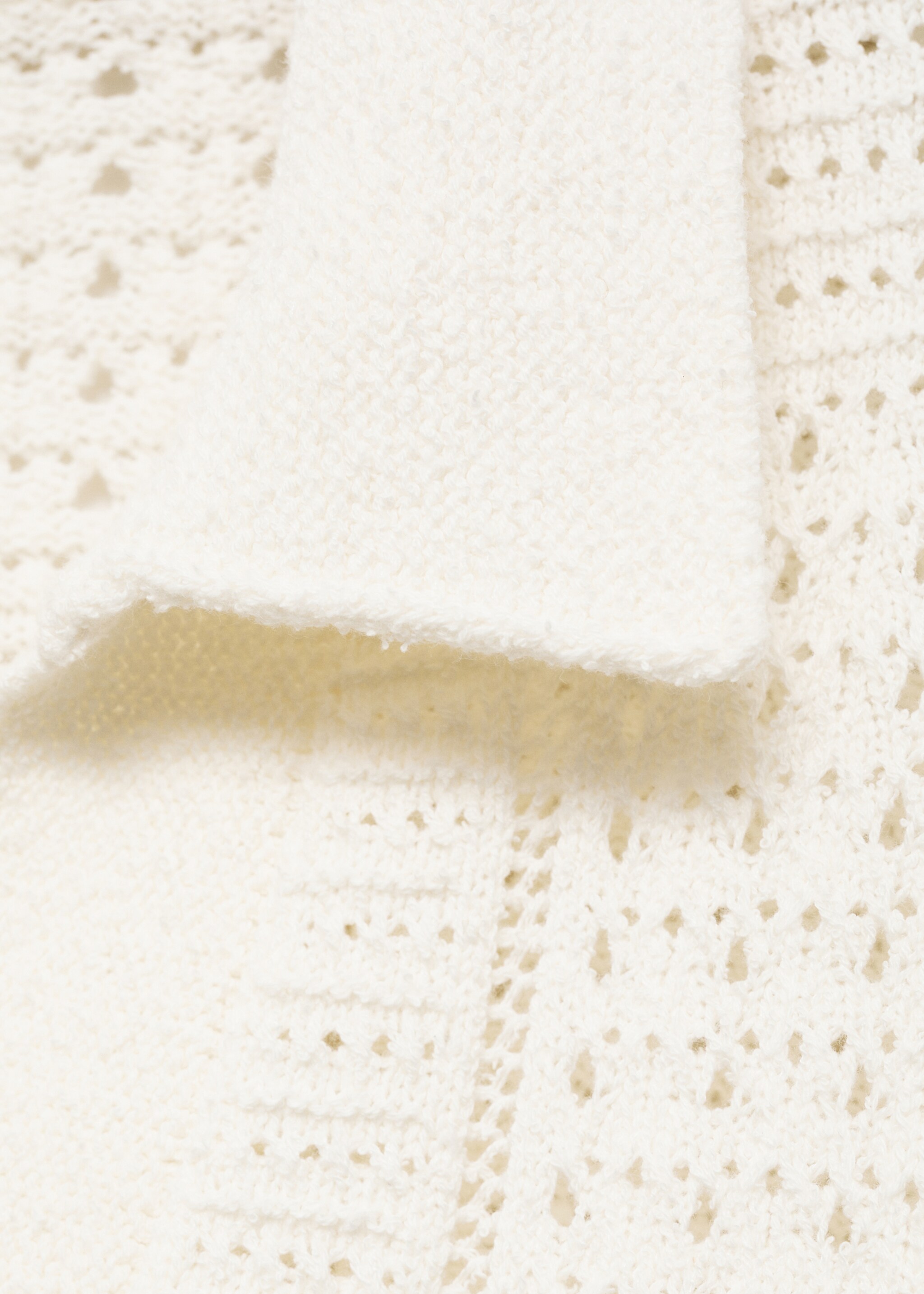 Baumwoll-Poloshirt mit Lochmuster - Detail des Artikels 8