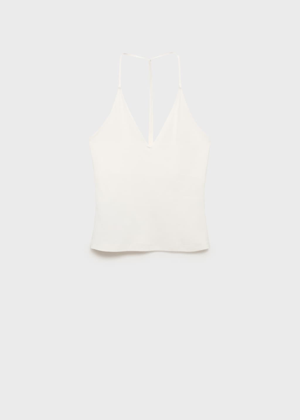 Mango Open-back cotton top