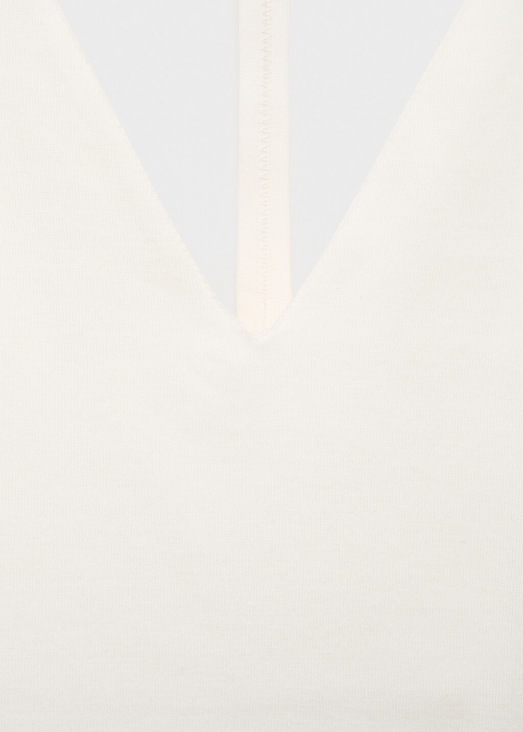 Mango Open-back cotton top