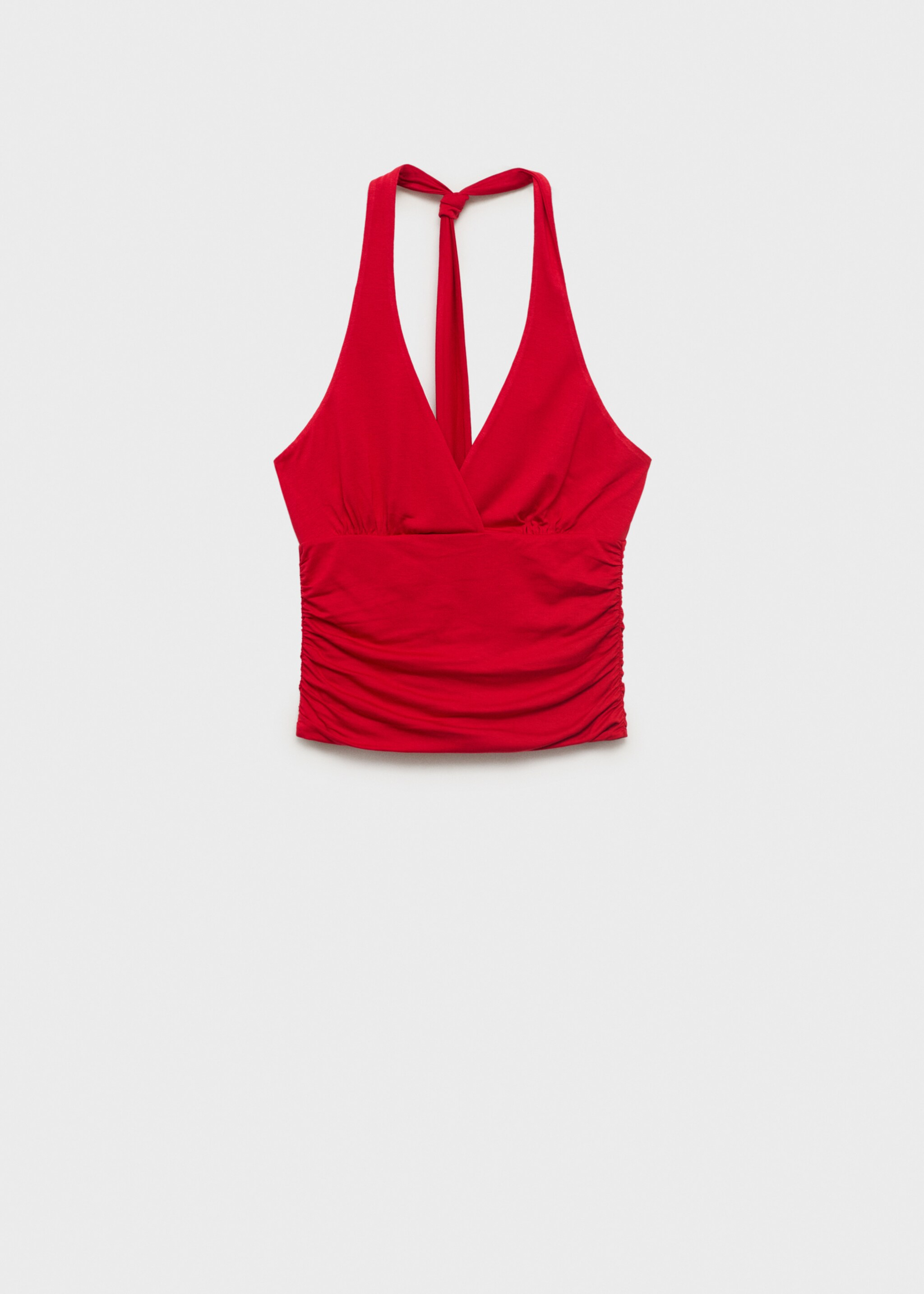 V-neck top with open back - Article without model