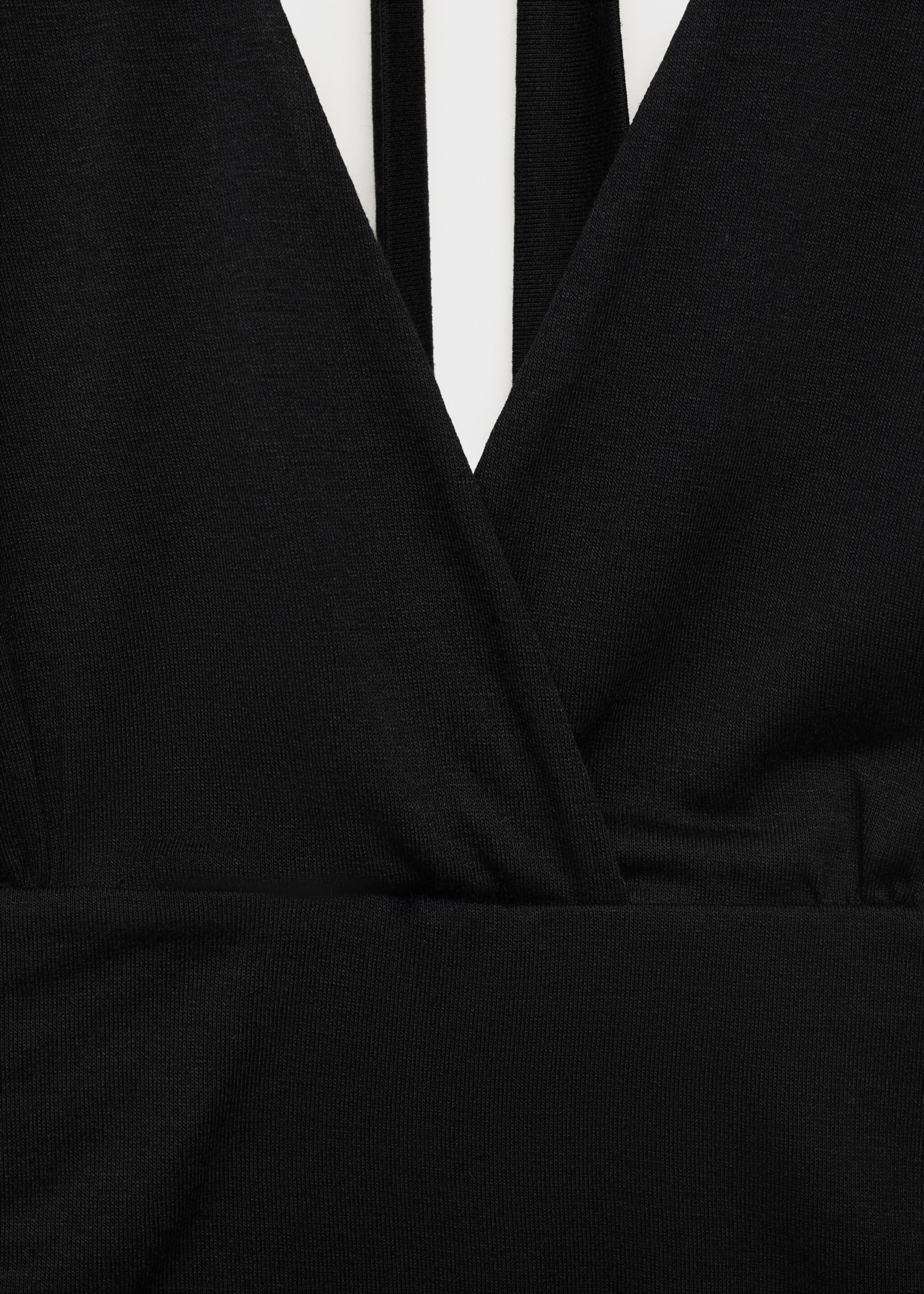 V-neck top with open back - Details of the article 0