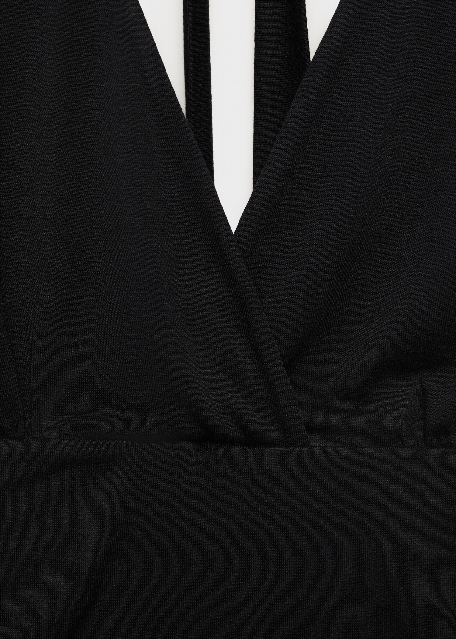V-neck top with open back - Details of the article 0