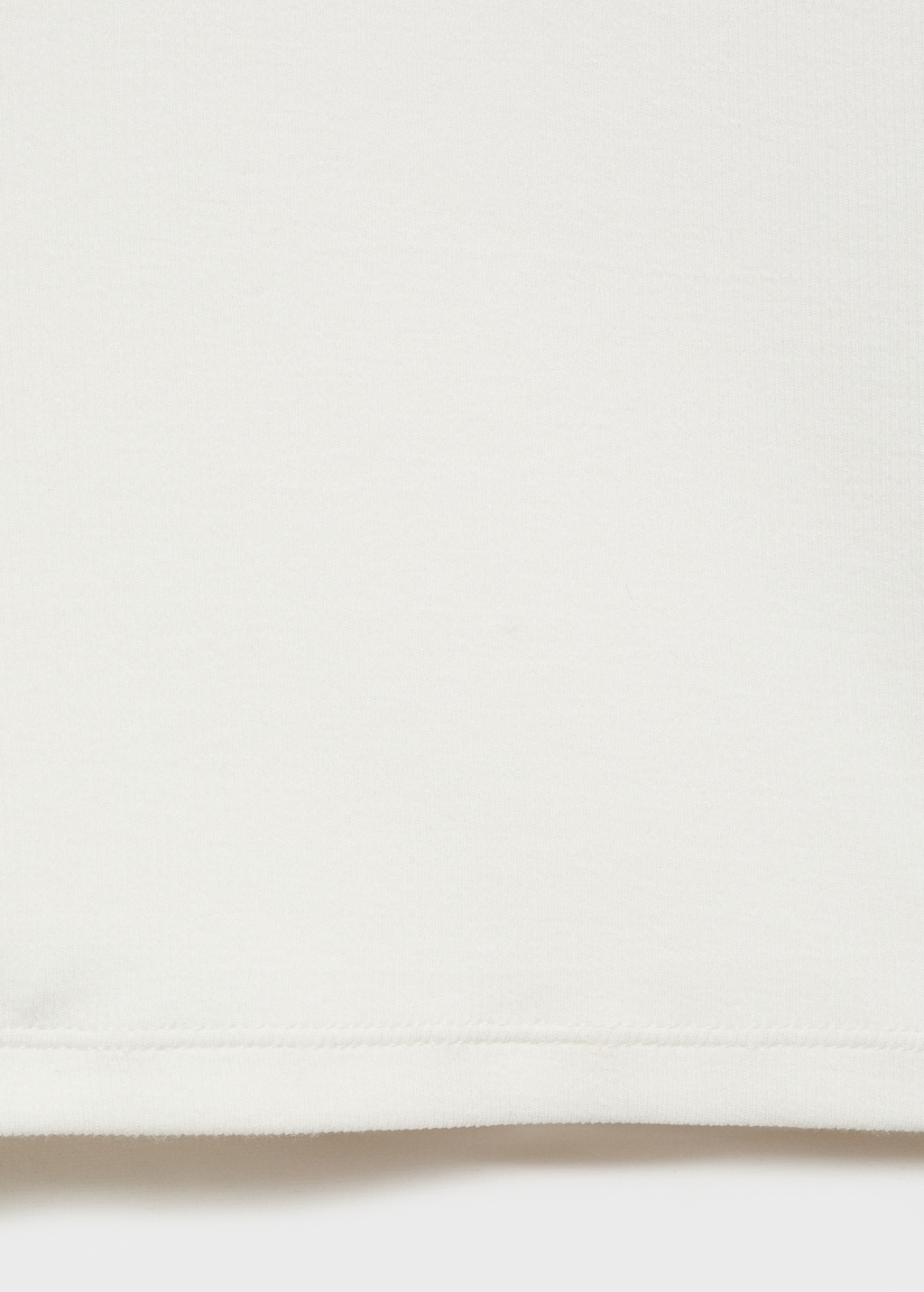 Asymmetrical top with contrasting trim