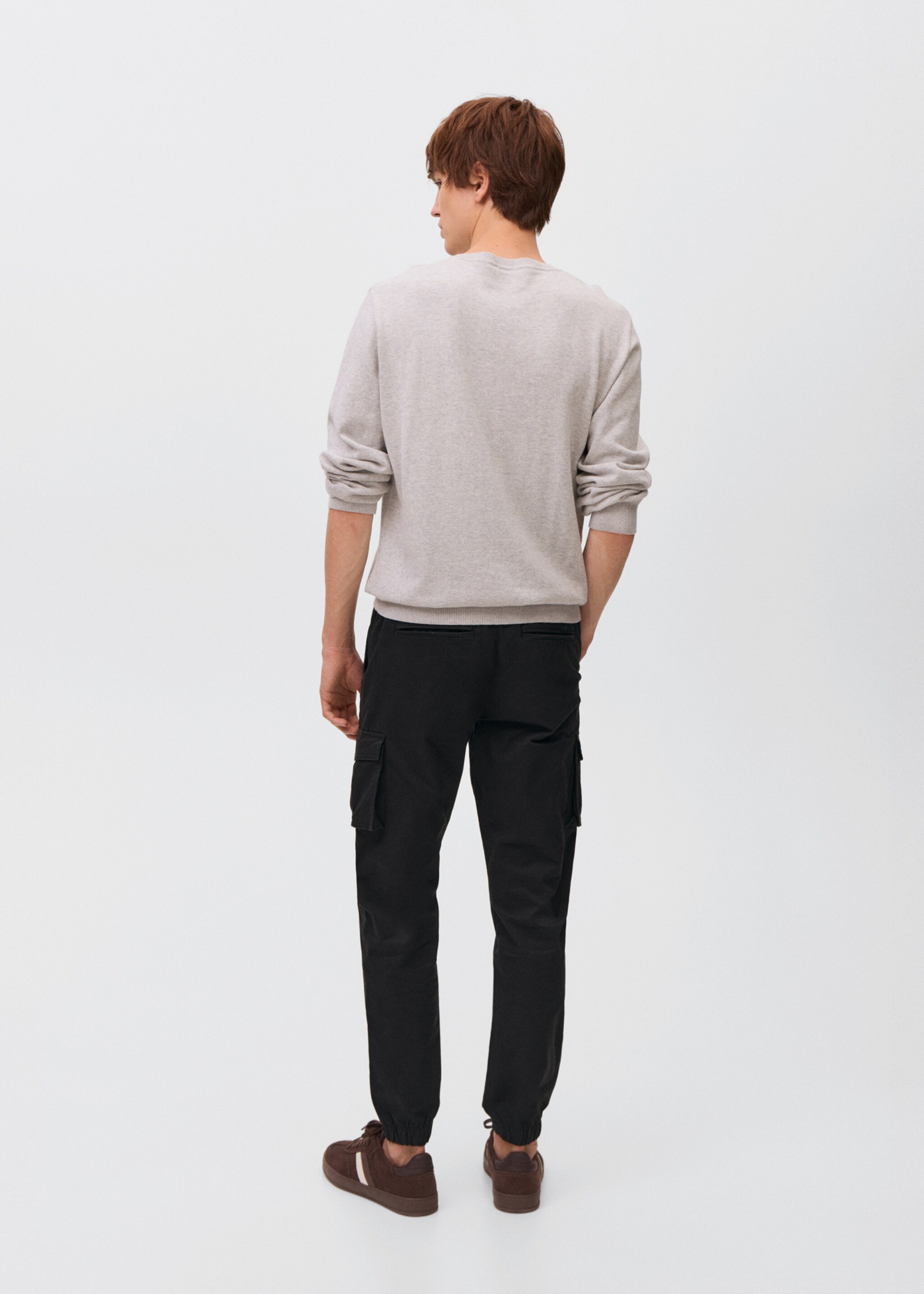 Cargo joggers with drawstring - Reverse of the article