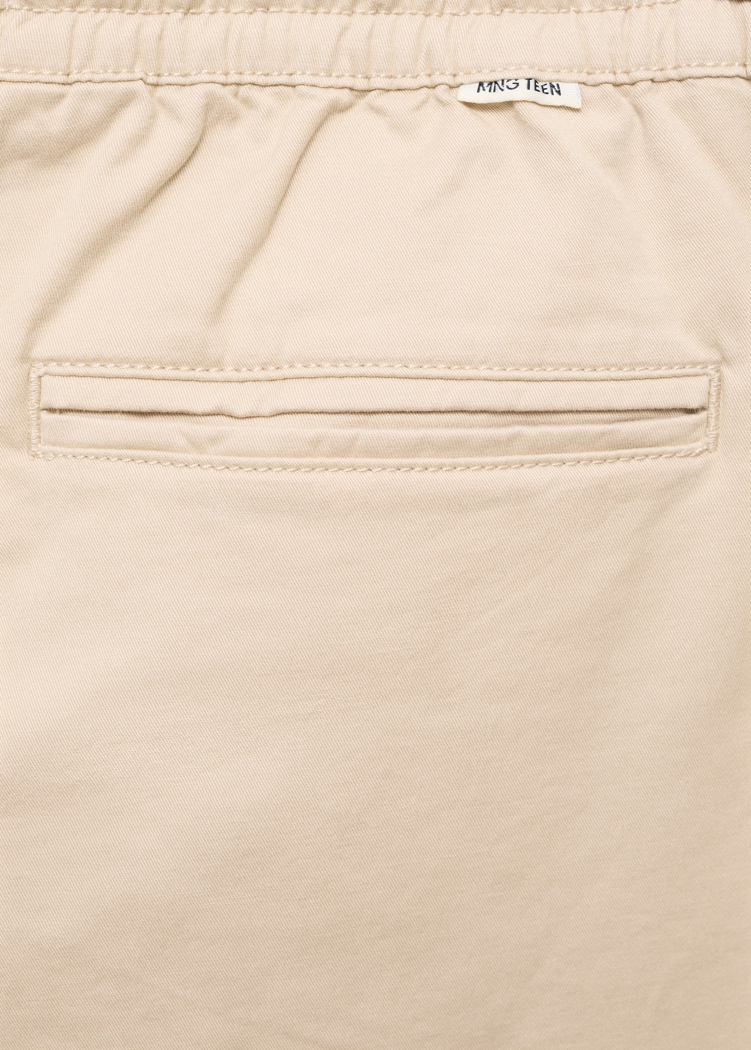 Cotton drawstring joggers - Details of the article 0