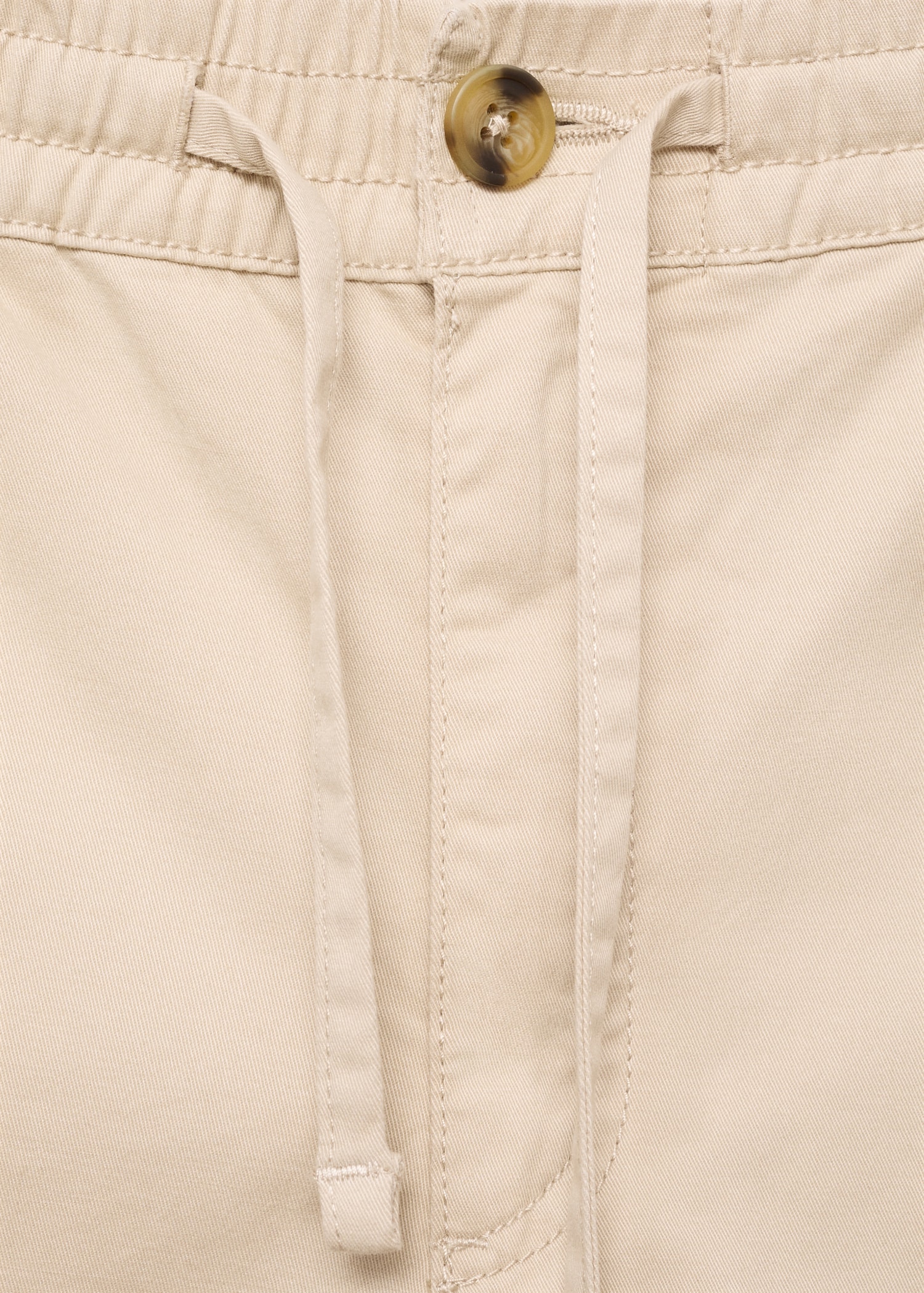 Cotton drawstring joggers - Details of the article 8